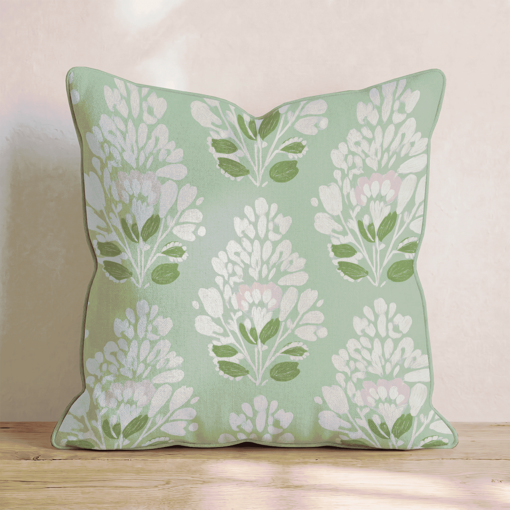 Spring Blossoms Throw Pillow - Benton Lane Home - Hillcroft Home