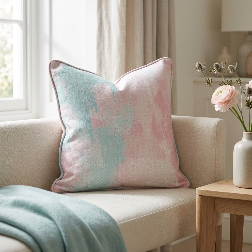 Spring Cascade Throw Pillow - Benton Lane Home - Lemon Park