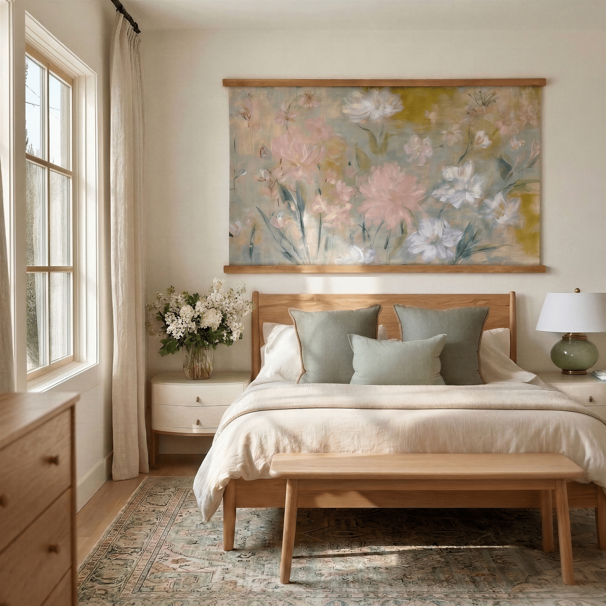 Spring Petals - Tapestry - Benton Lane Home - Lemon Park
