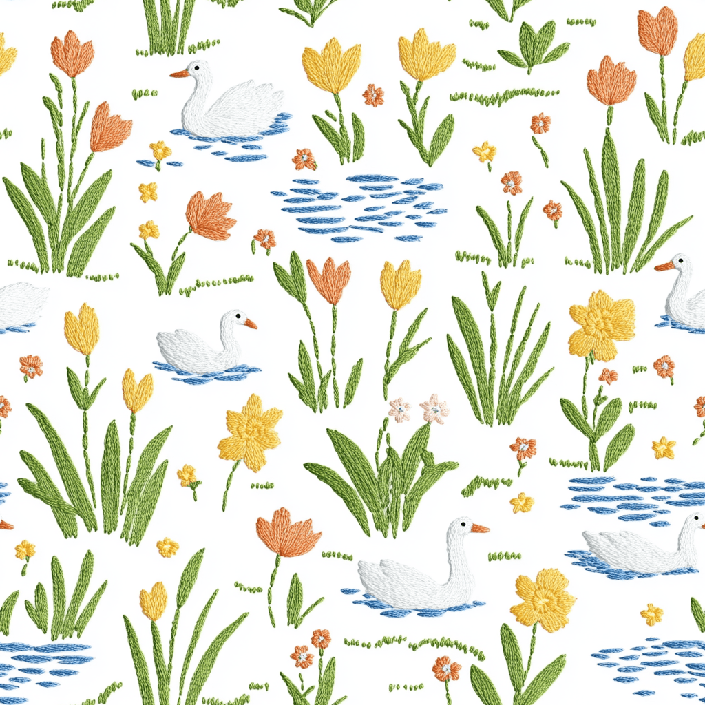 Spring Pond Wallpaper - Benton Lane Home - Lemon Park