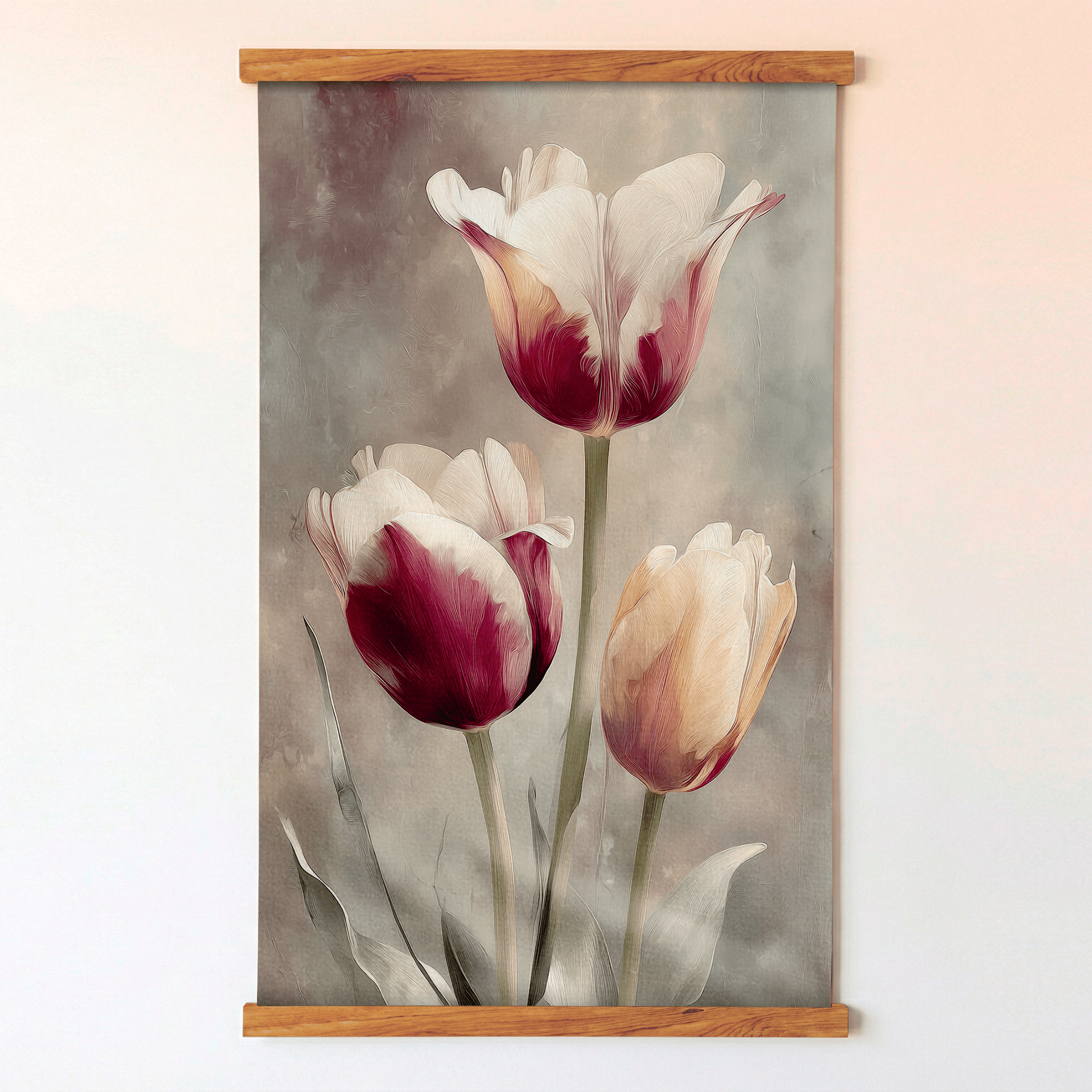Spring Tulips - Tapestry - Benton Lane Home - Painted Paper