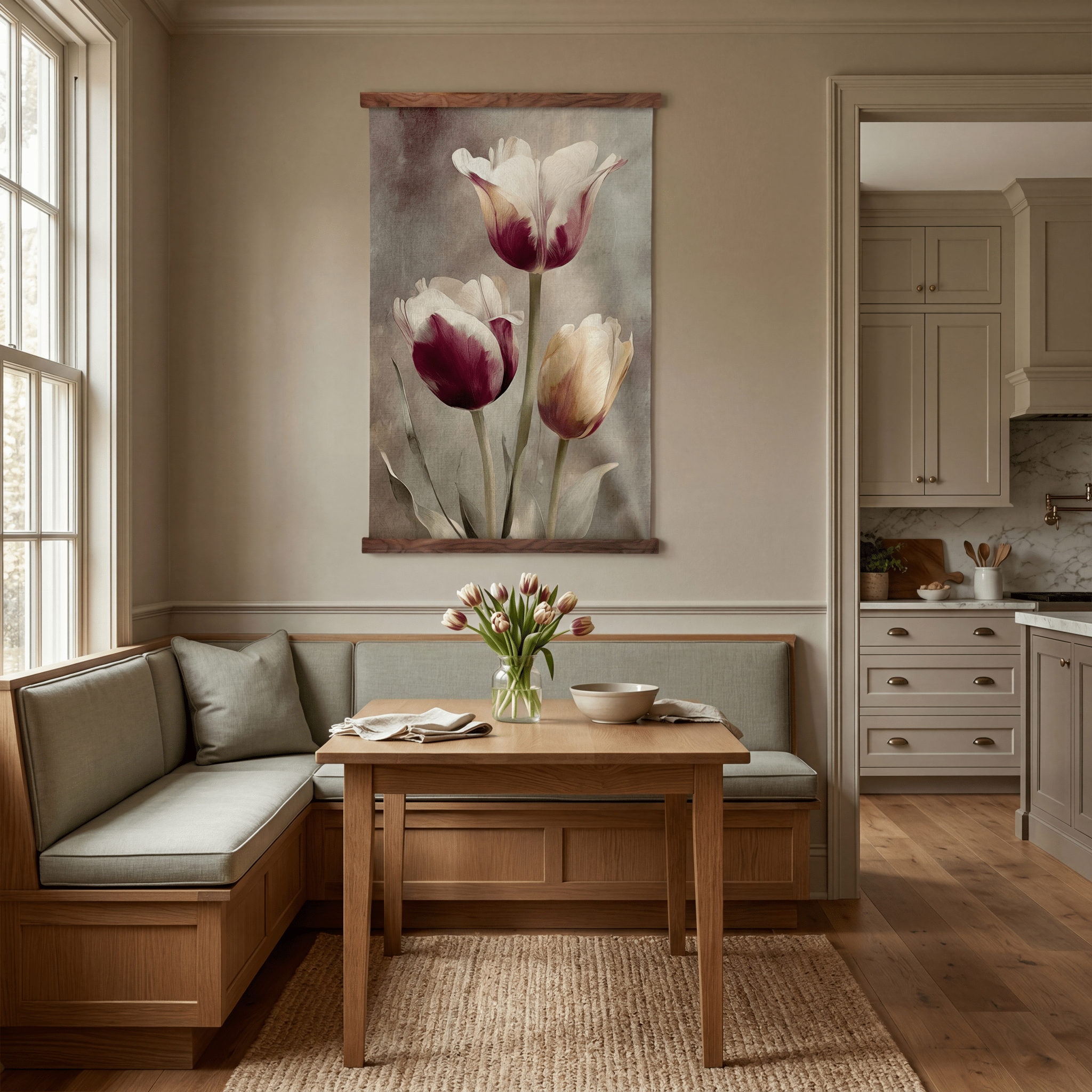 Spring Tulips - Tapestry - Benton Lane Home - Painted Paper