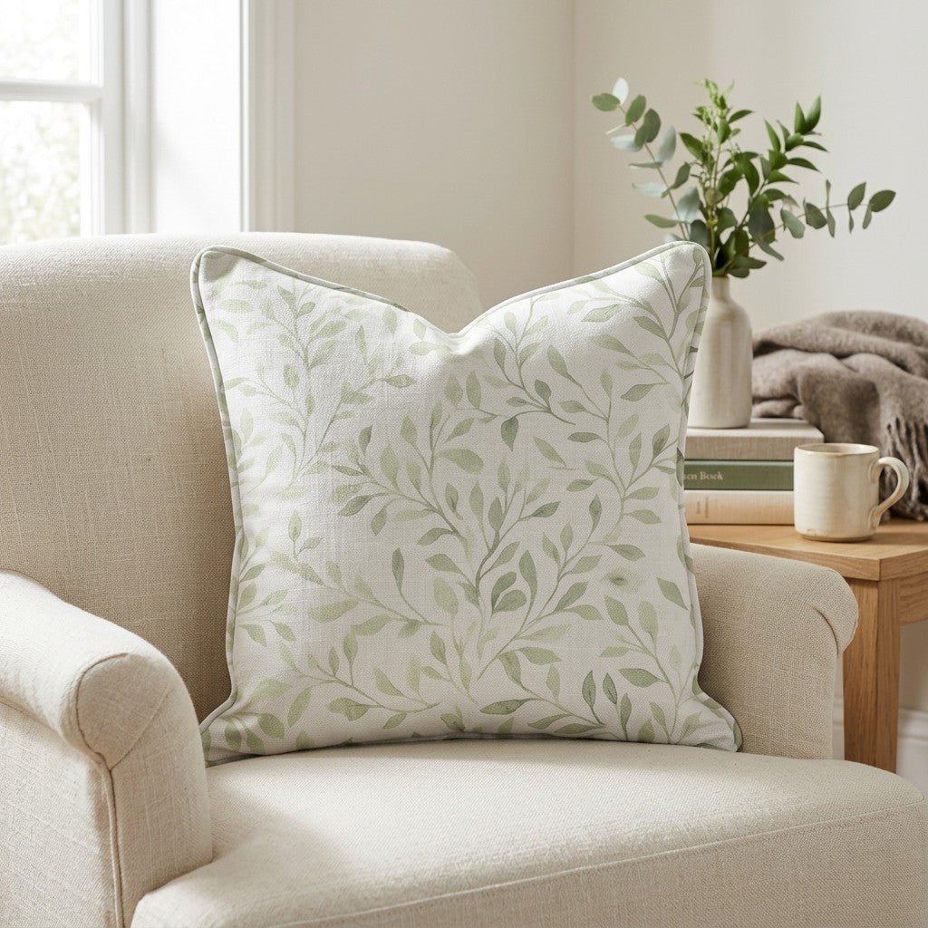 Spring Vine Throw Pillow - Benton Lane Home - Lemon Park
