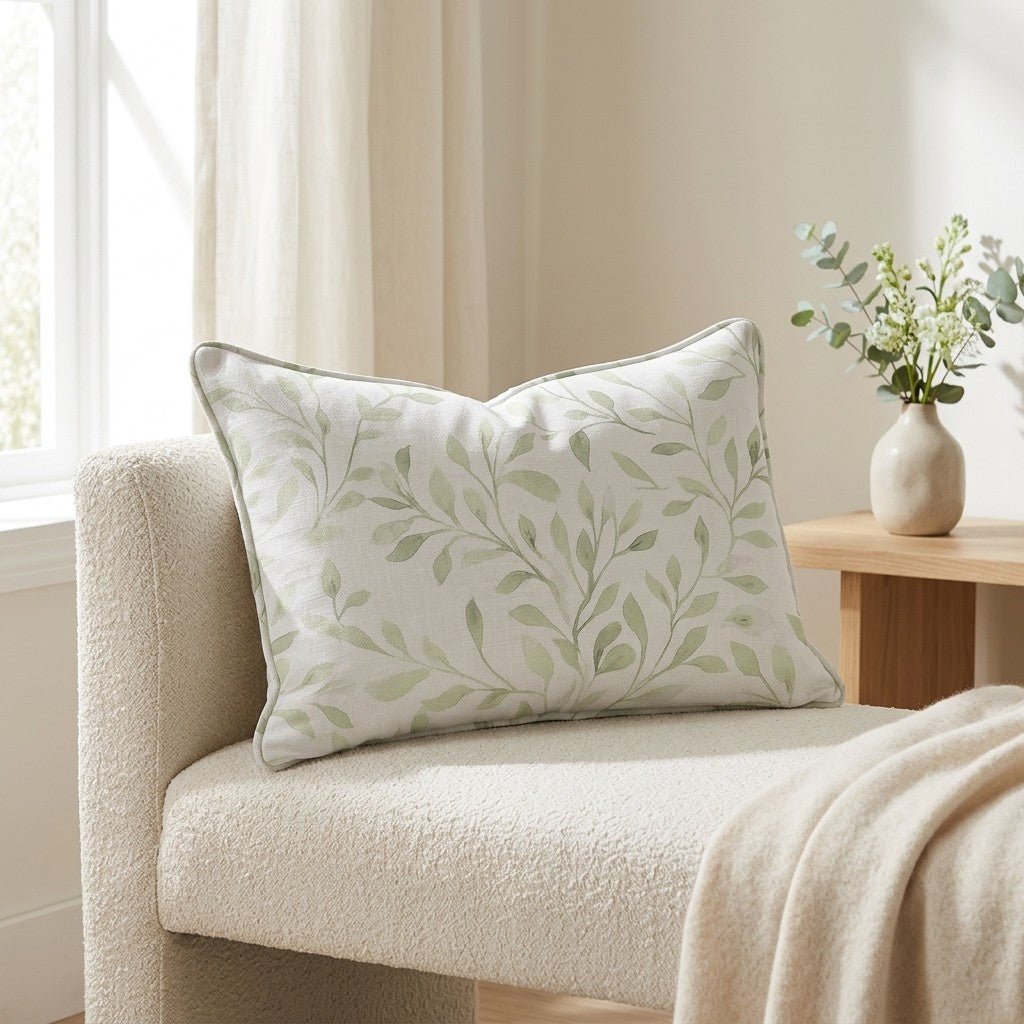 Spring Vine Throw Pillow - Benton Lane Home - Lemon Park