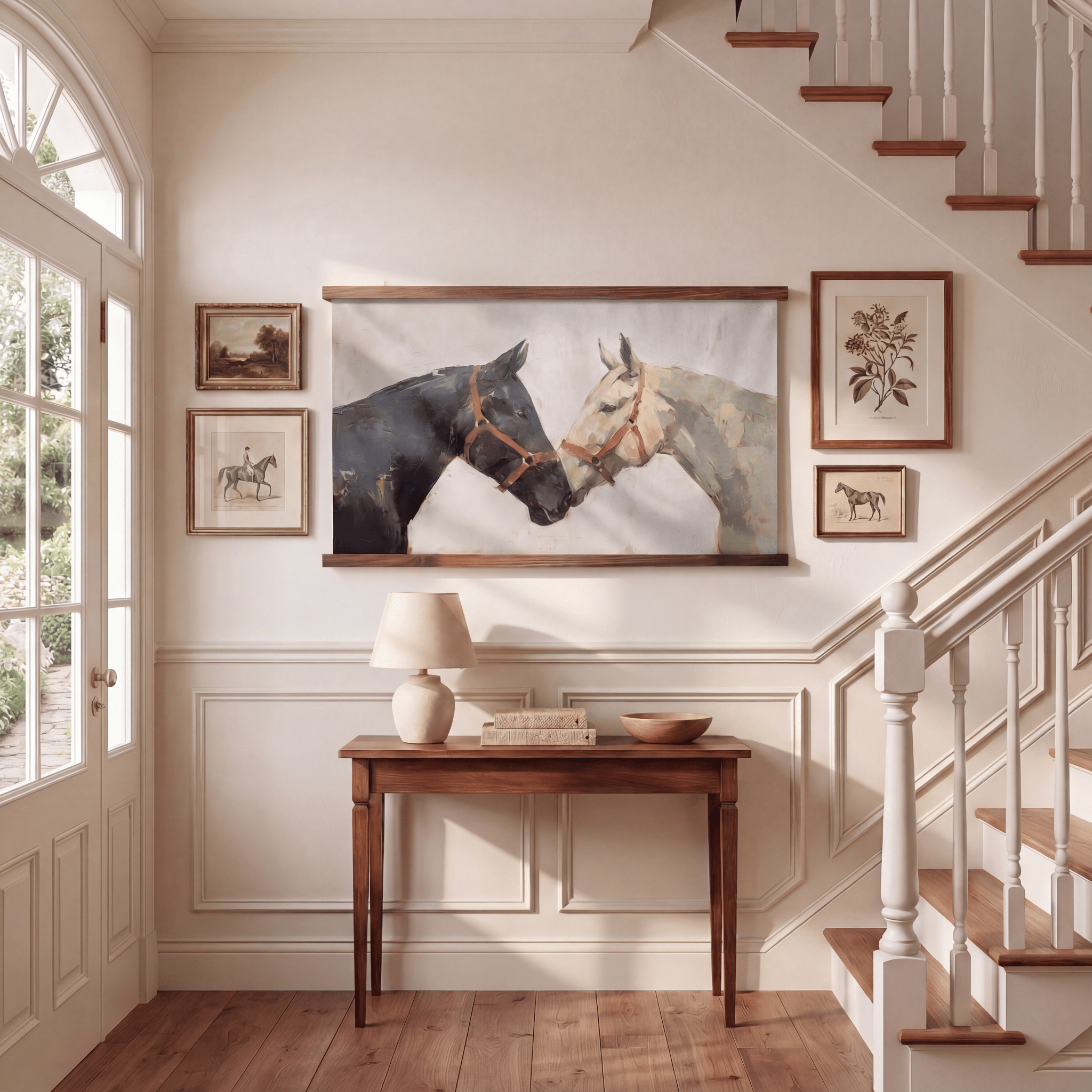 Stable Pair - Tapestry - Benton Lane Home - Lemon Park