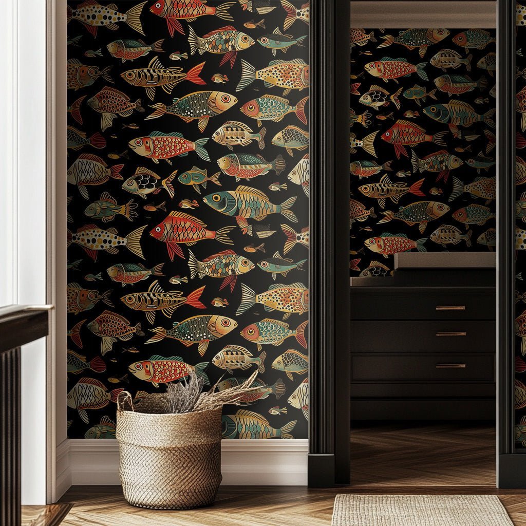 Stanley Wallpaper - Benton Lane Home - Painted Paper