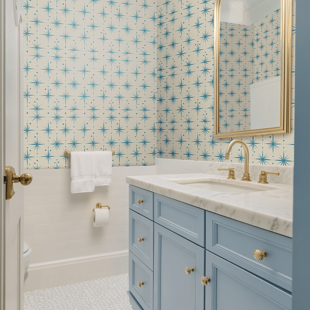 Starlight Spectacle Wallpaper - Benton Lane Home - Painted Paper