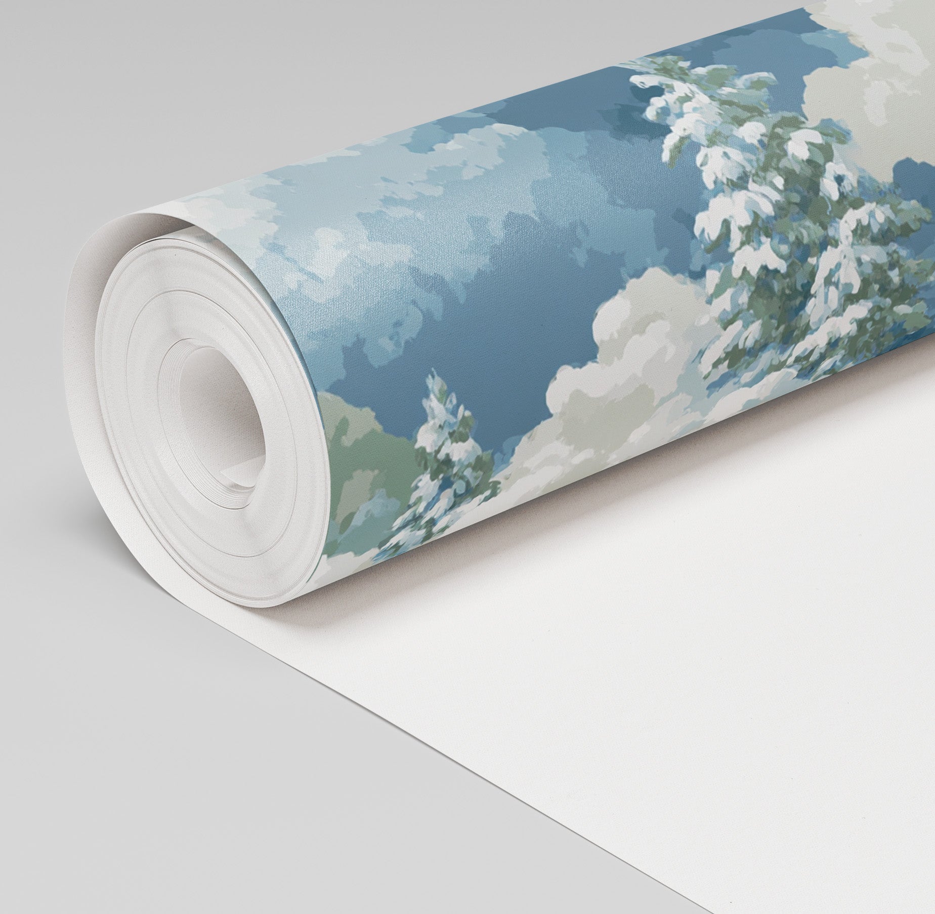Starlit Sleigh Wallpaper - Benton Lane Home - Painted Paper