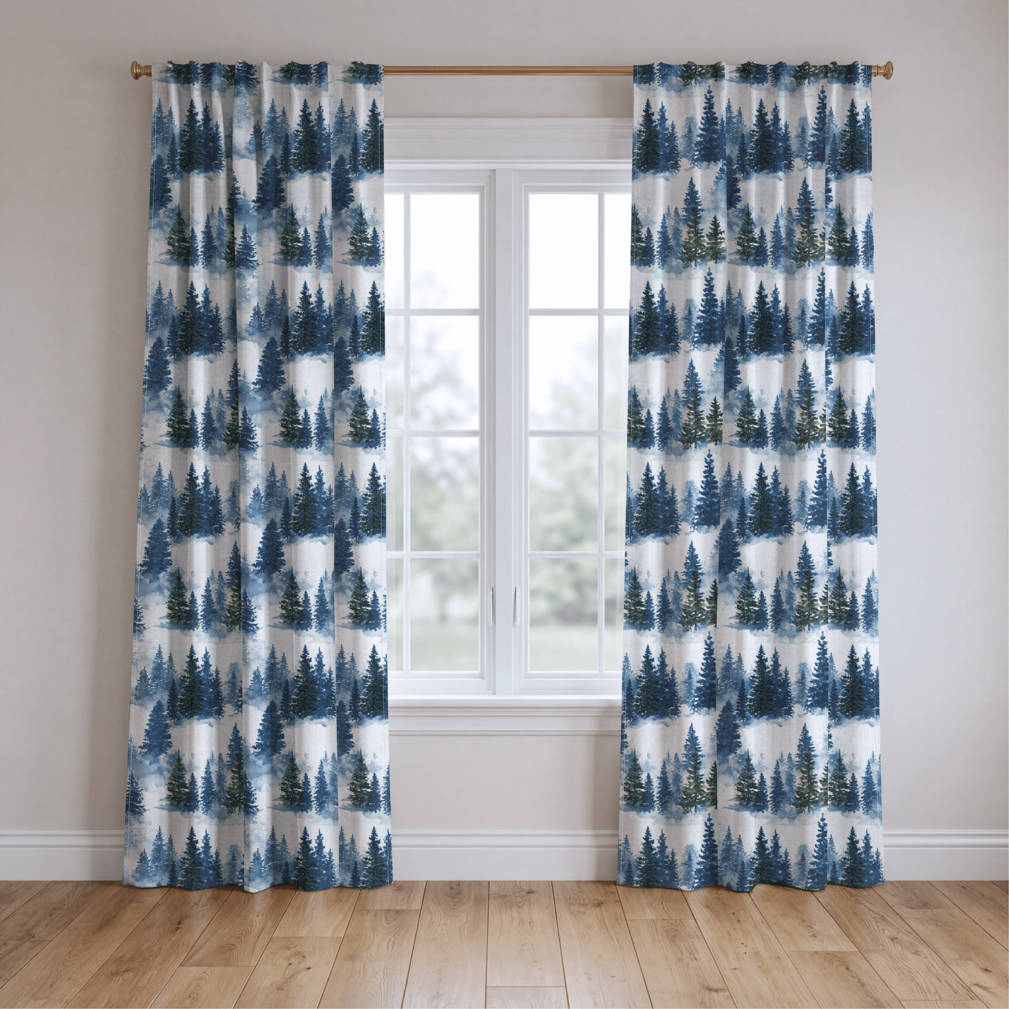 Starry Pines - Drapery - Benton Lane Home - Lemon Park