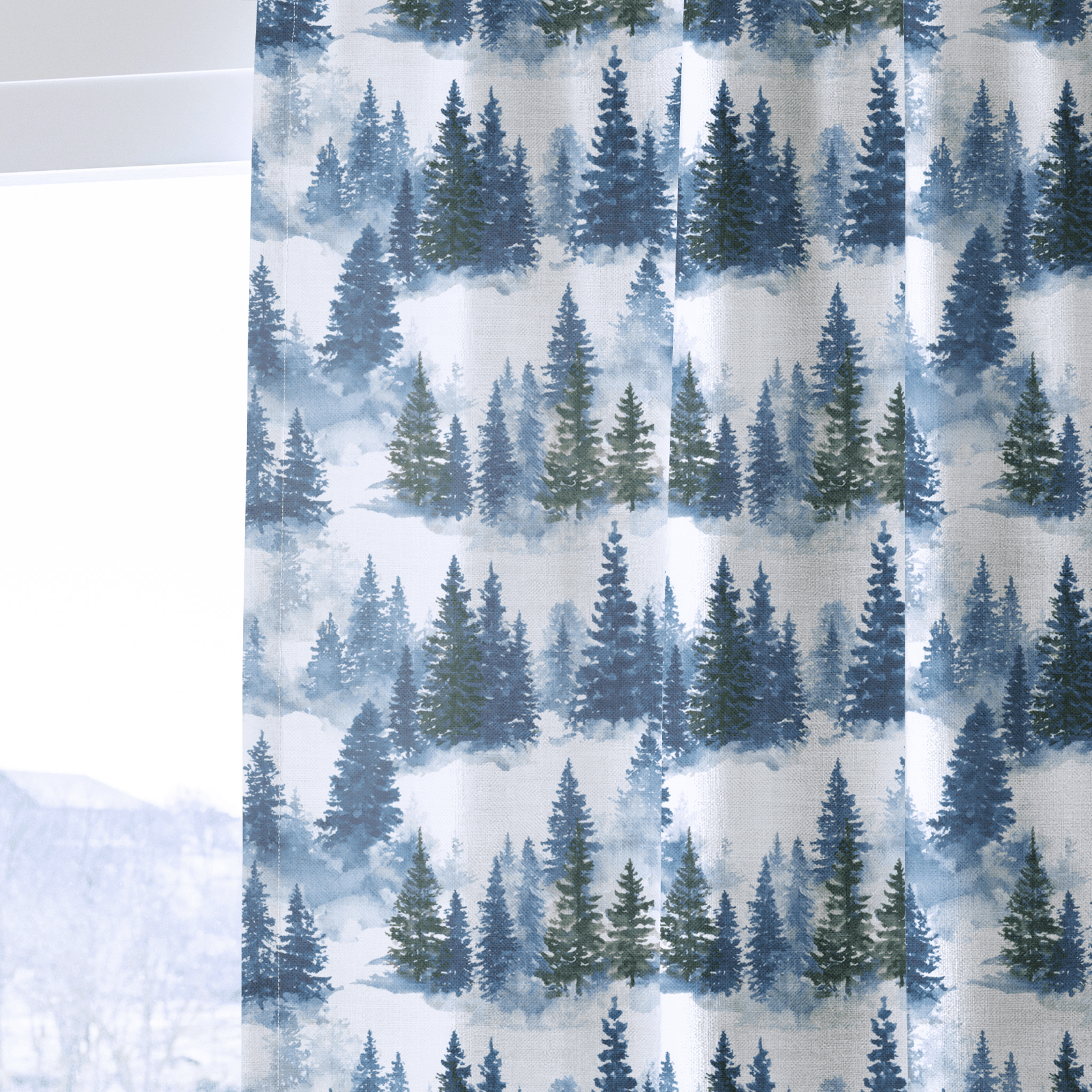 Starry Pines - Drapery - Benton Lane Home - Lemon Park