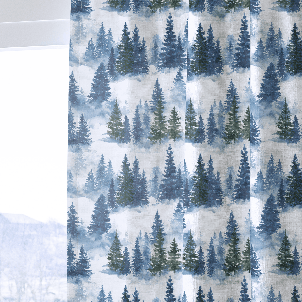 Starry Pines - Drapery - Lemon Park