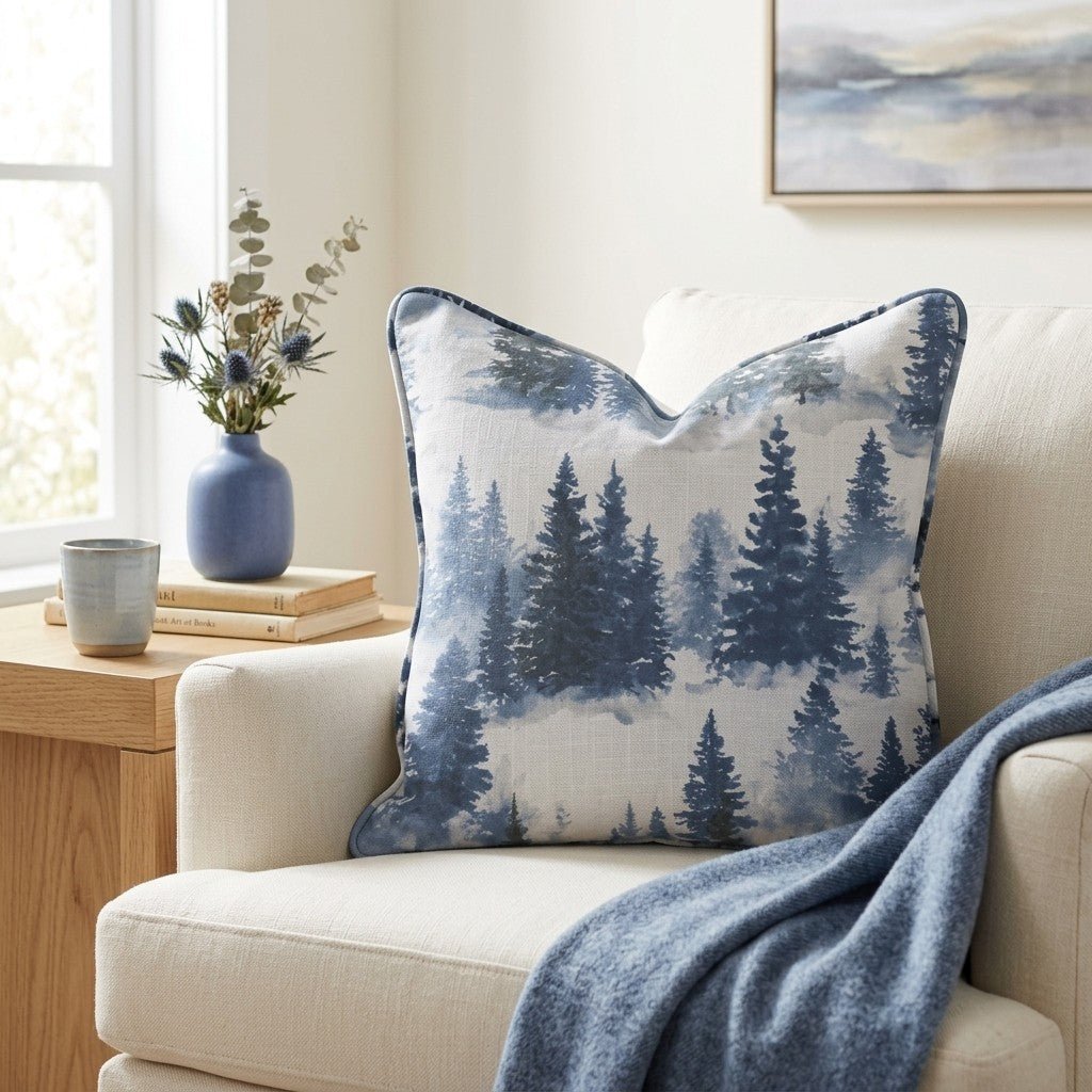 Starry Pines Throw Pillow - Benton Lane Home - Lemon Park