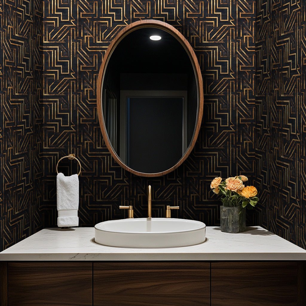 Stellium Wallpaper - Benton Lane Home - Painted Paper