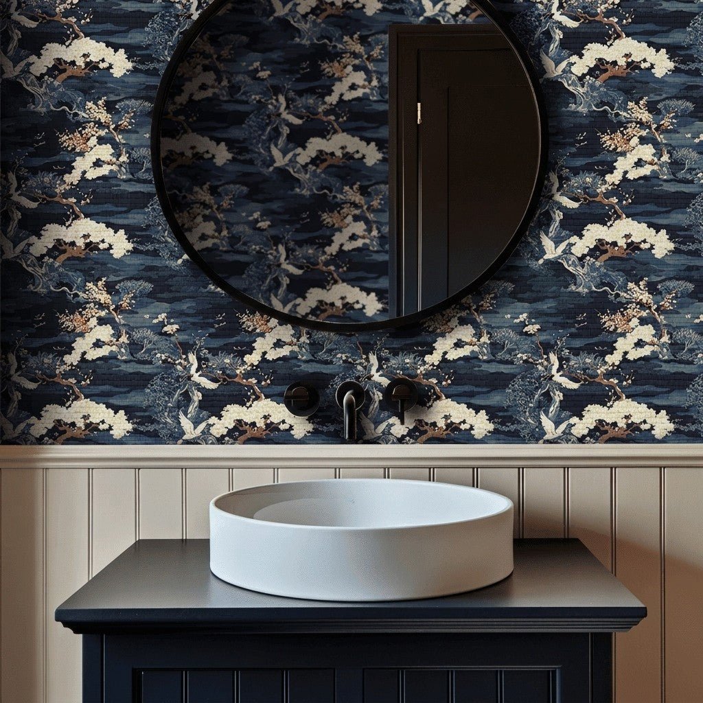 Sterling Faux Grasscloth Wallpaper - Painted Paper