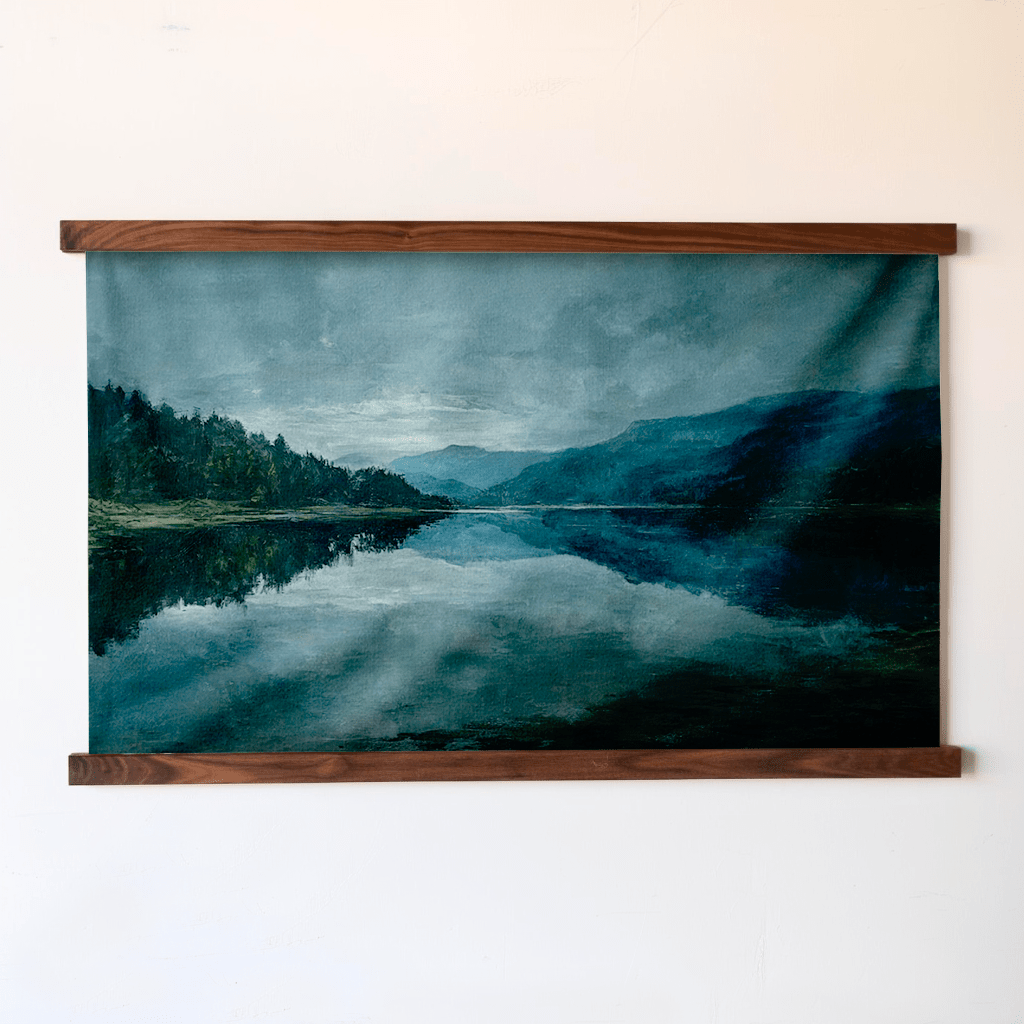 Still Blue - Tapestry - Benton Lane Home - Painted Paper