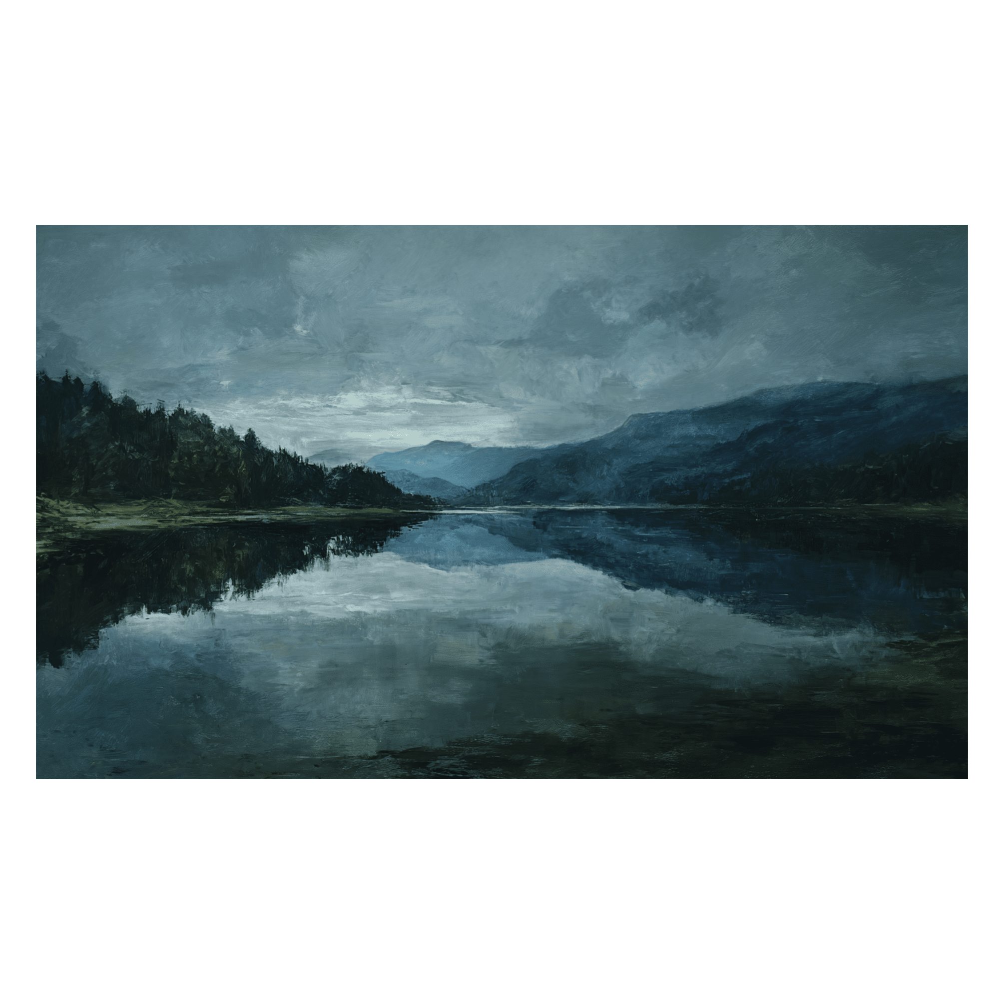 Still Blue - Tapestry - Benton Lane Home - Painted Paper