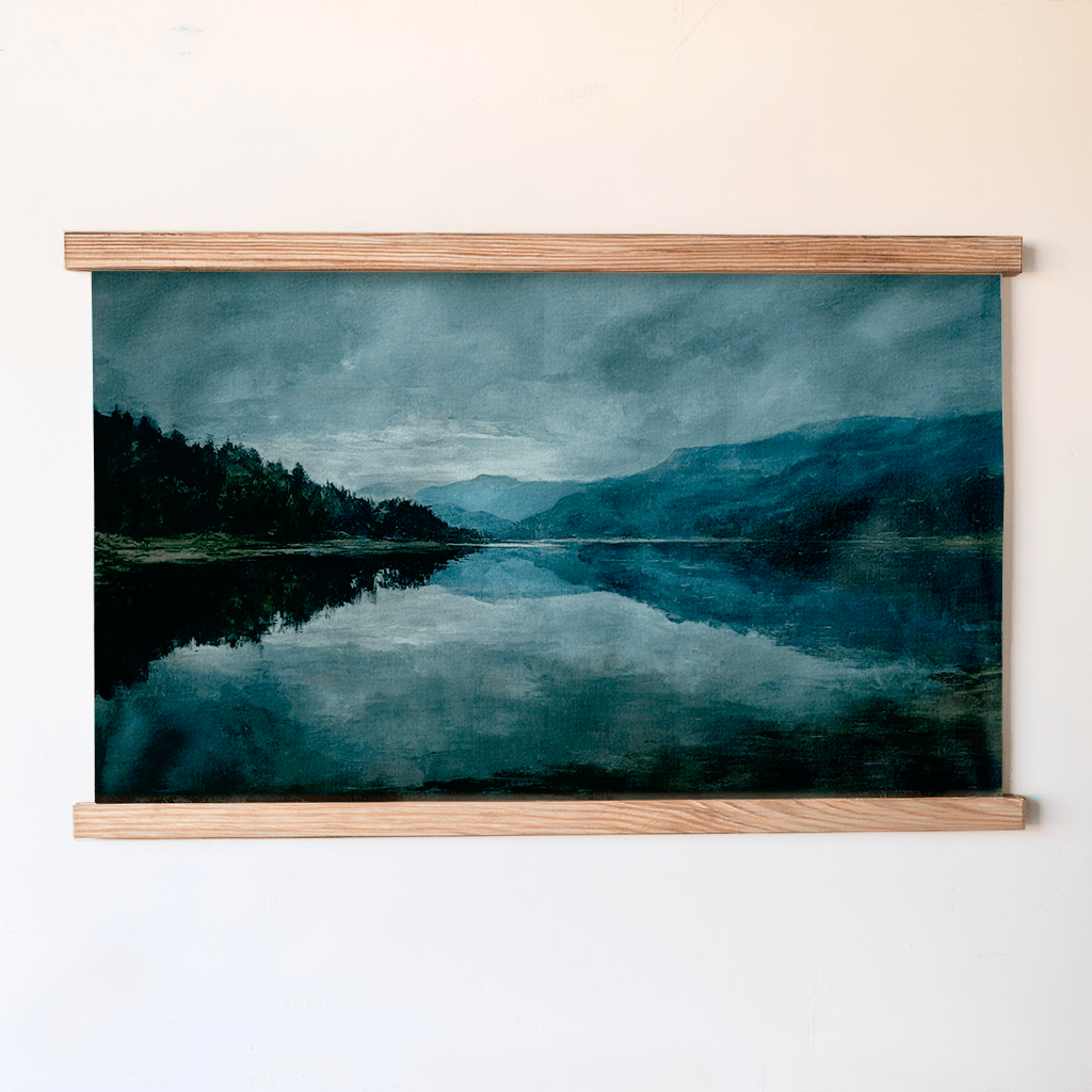 Still Blue - Tapestry - Benton Lane Home - Painted Paper