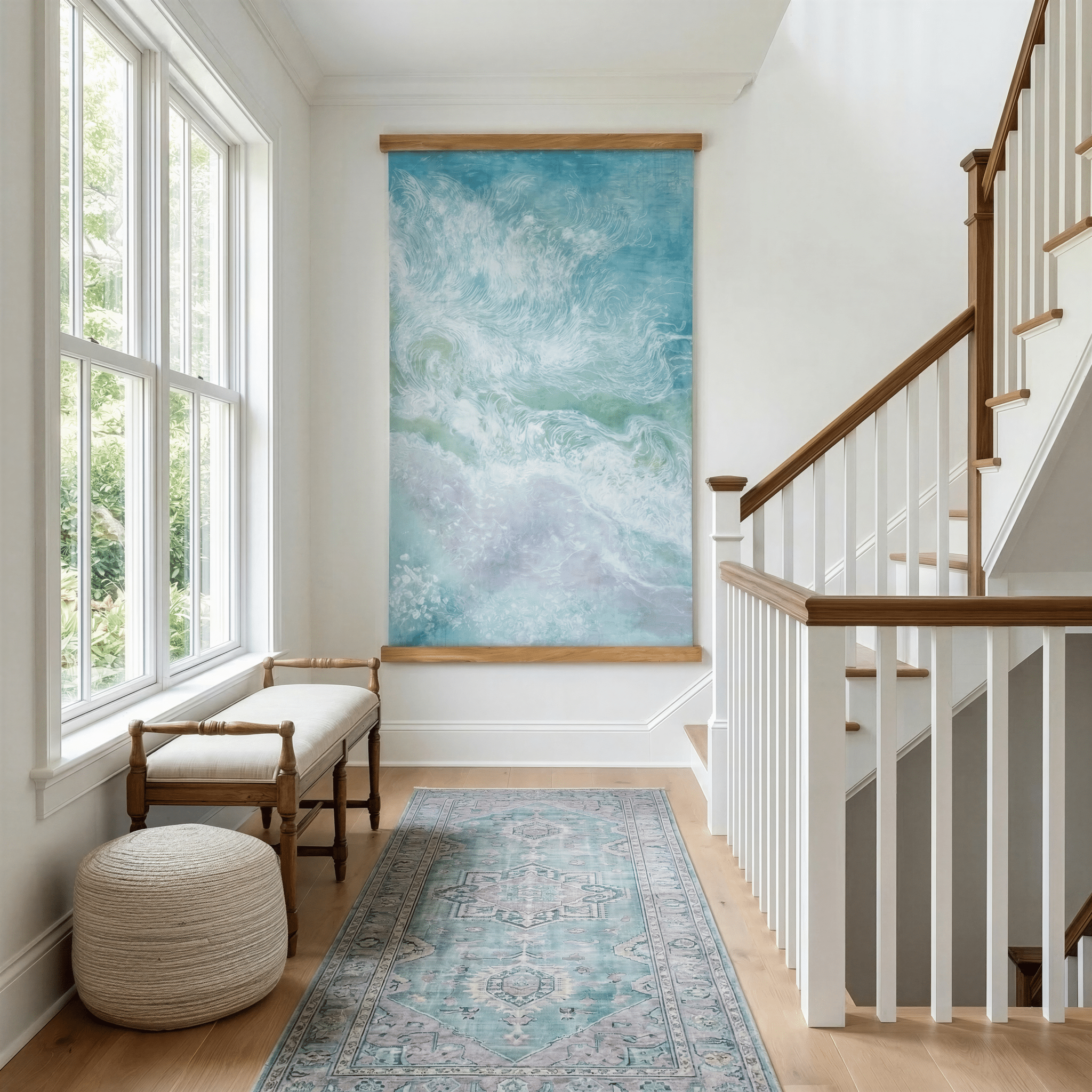 Still Tides (Blue) - Tapestry - Benton Lane Home - Lemon Park