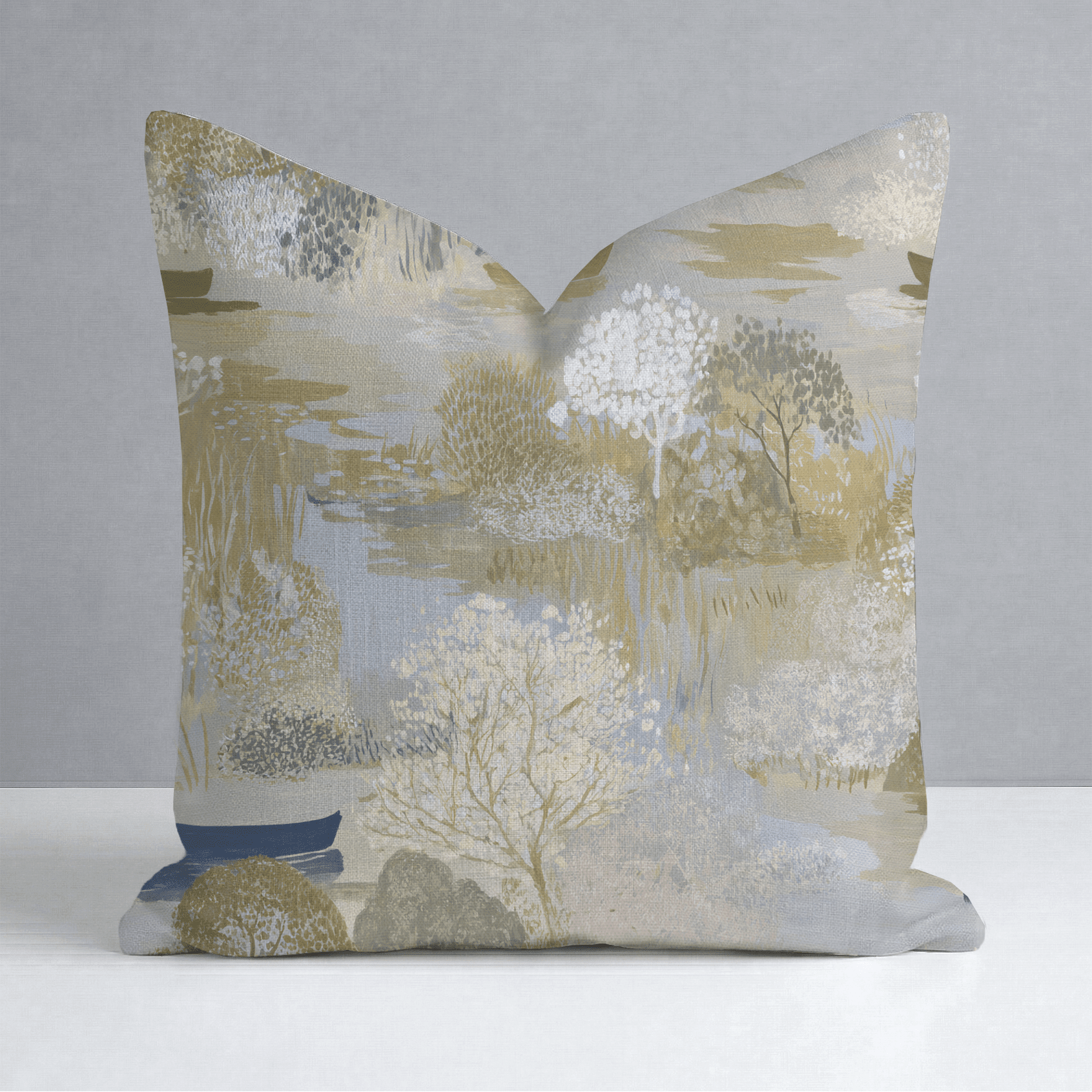 Still Water Throw Pillow - Benton Lane Home - Lemon Park