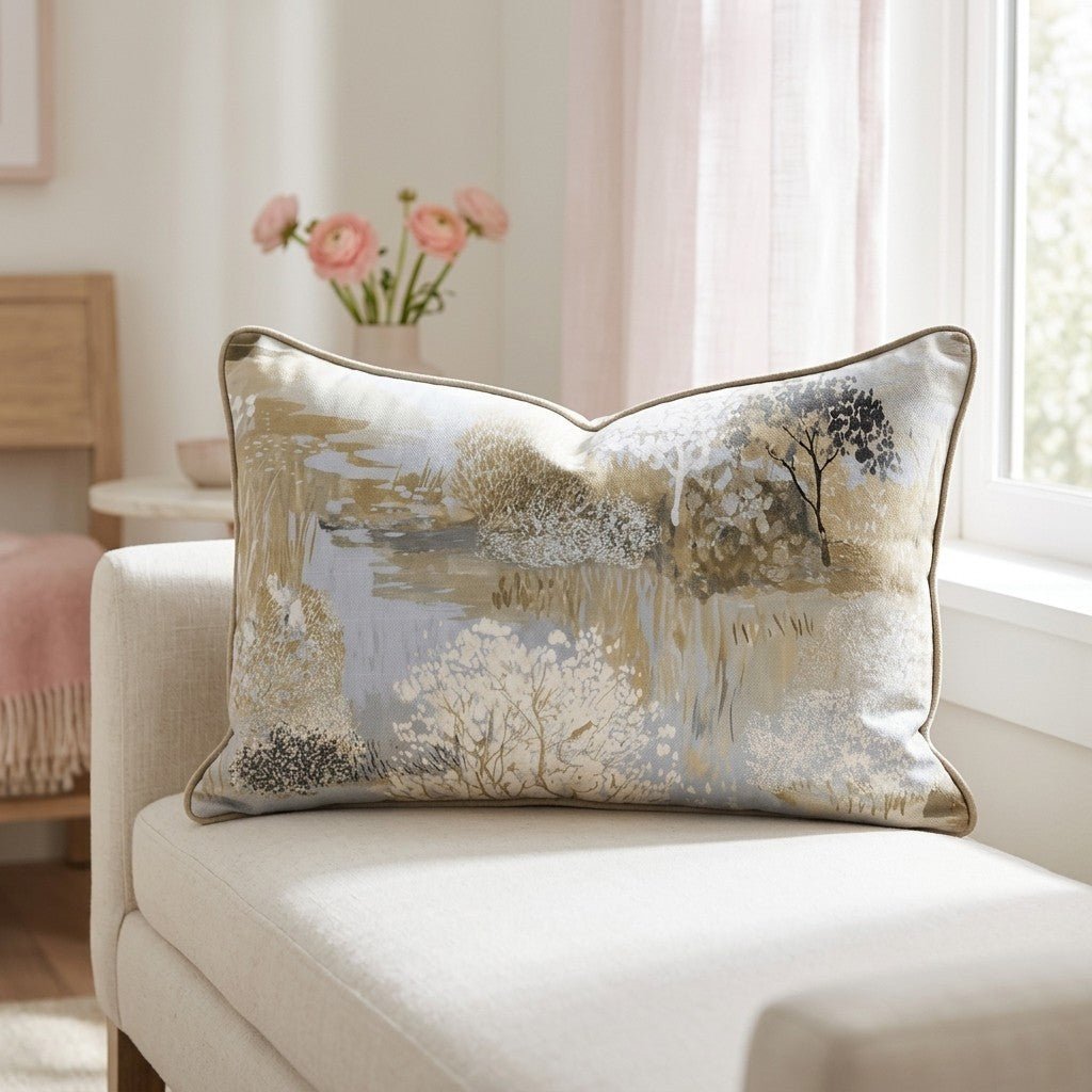Still Water Throw Pillow - Benton Lane Home - Lemon Park