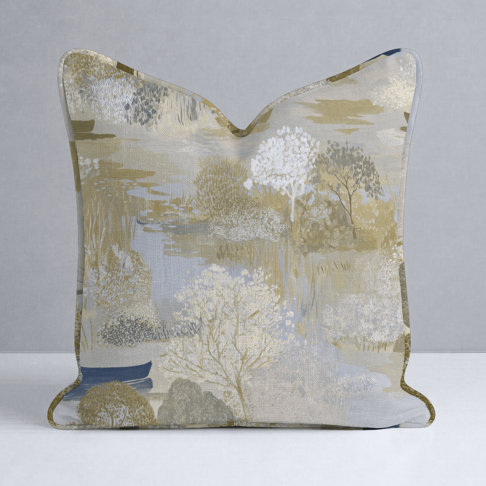 Still Water Throw Pillow - Benton Lane Home - Lemon Park