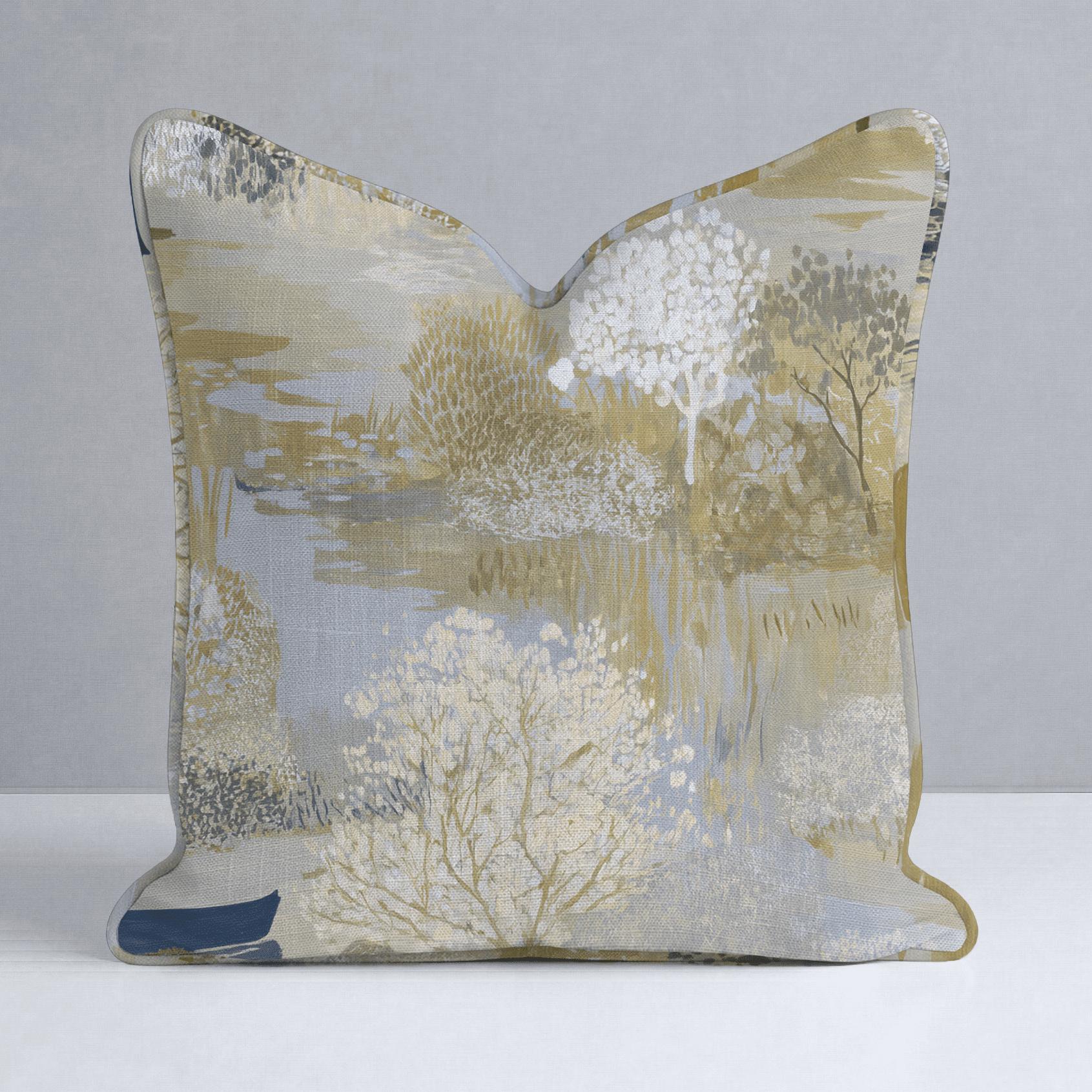 Still Water Throw Pillow - Benton Lane Home - Lemon Park