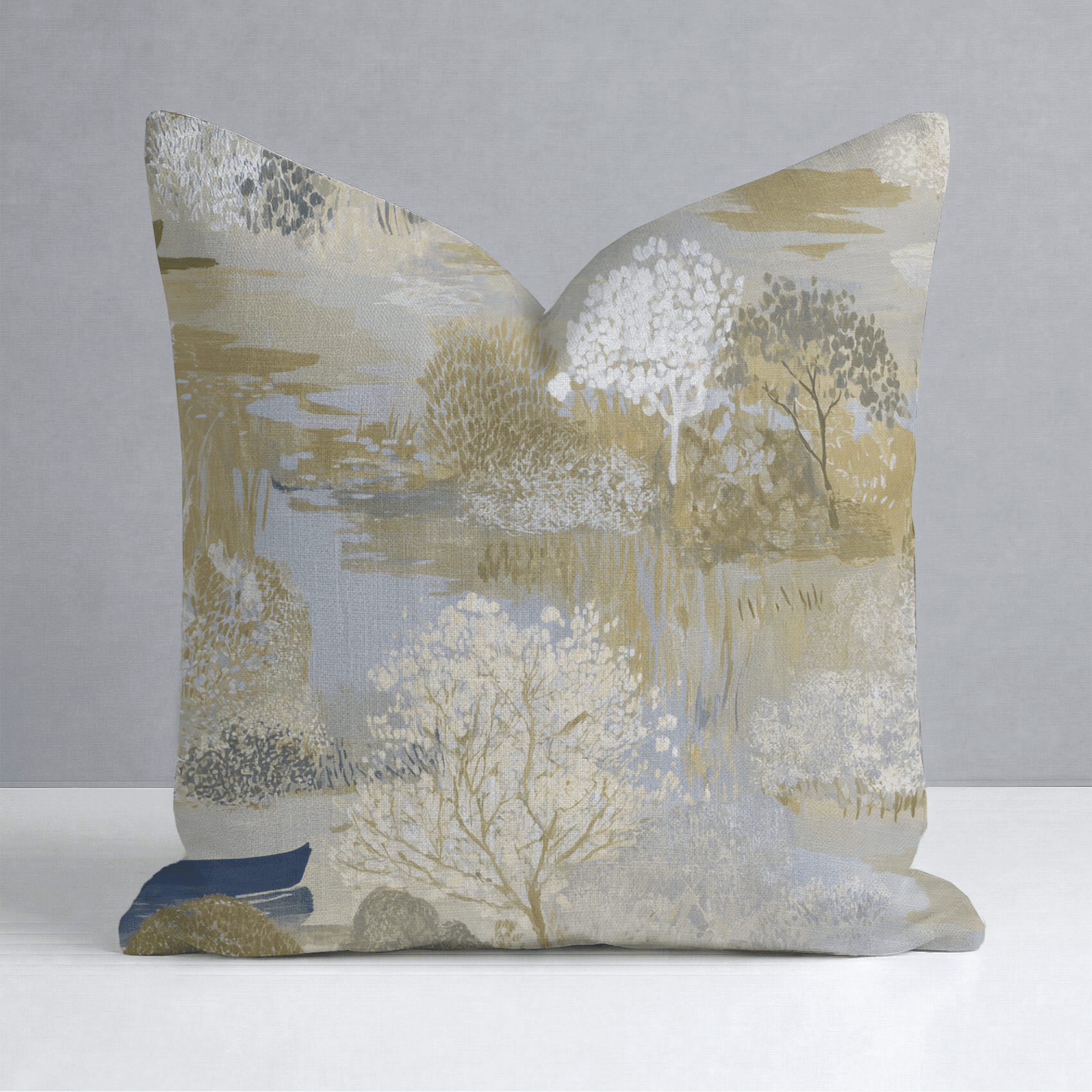 Still Water Throw Pillow - Benton Lane Home - Lemon Park