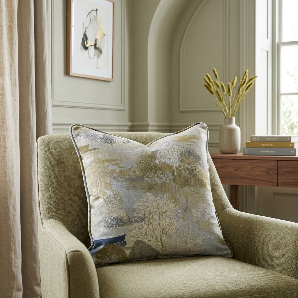 Still Water Throw Pillow - Benton Lane Home - Lemon Park