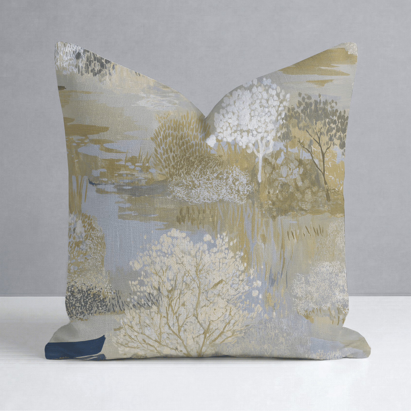 Still Water Throw Pillow - Benton Lane Home - Lemon Park