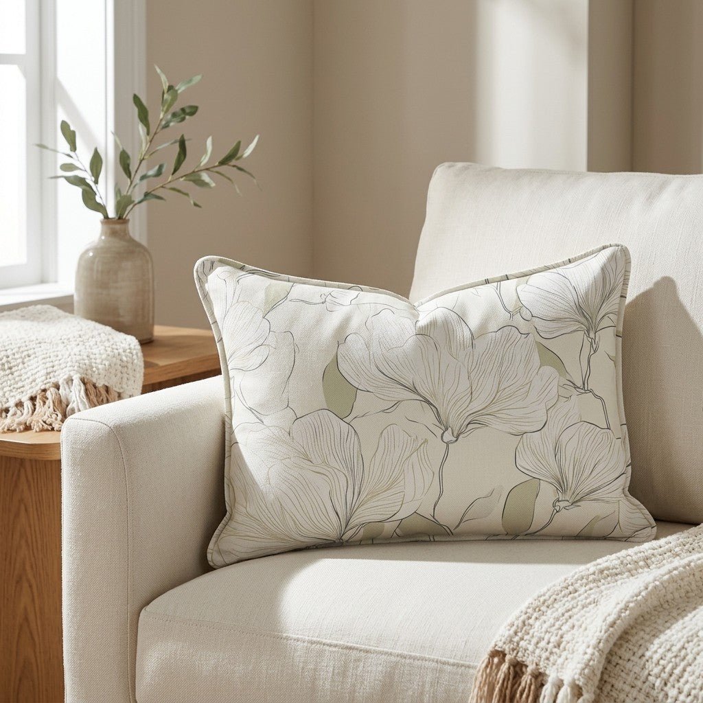 Stillness Throw Pillow - Benton Lane Home - Lemon Park