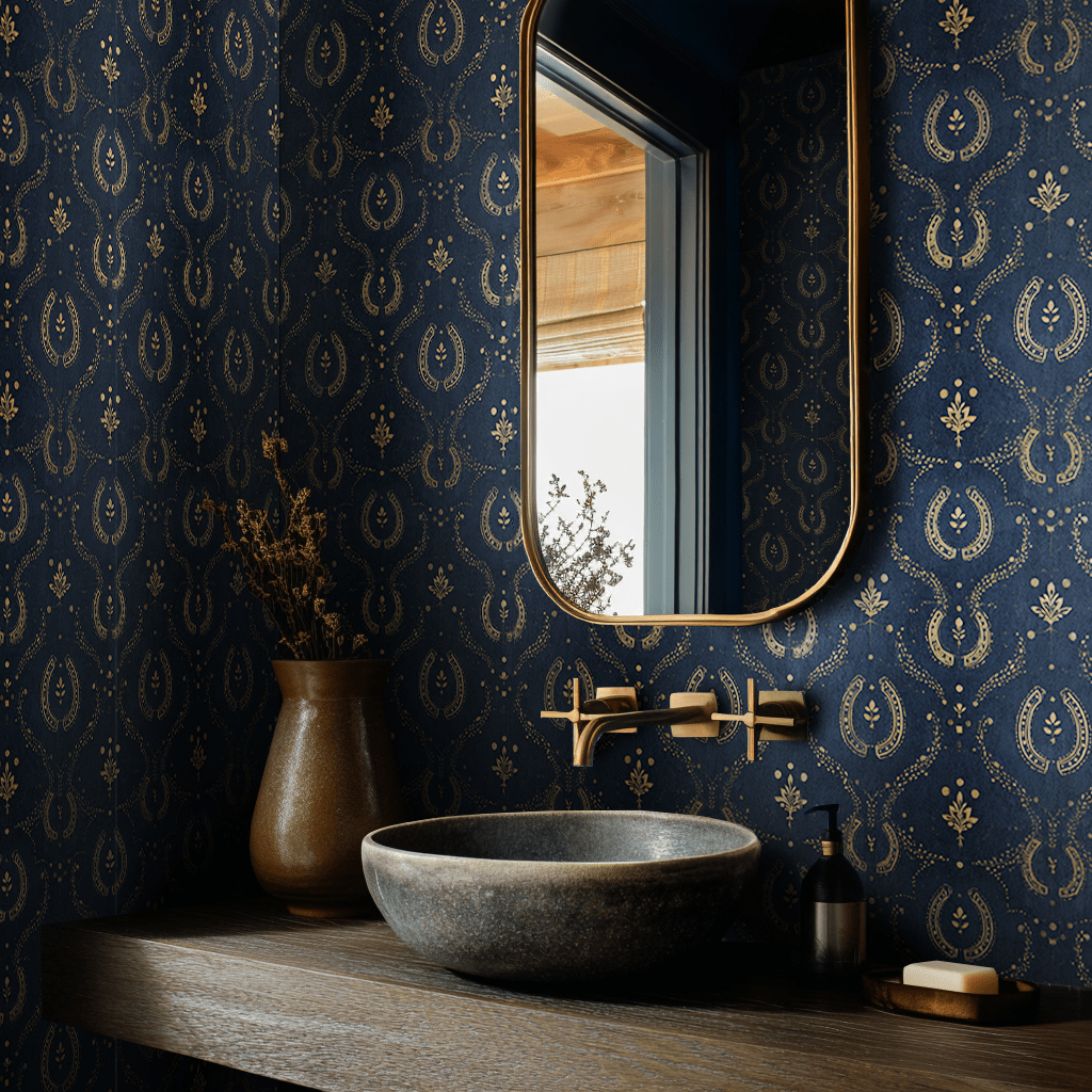 Stirling Luck Wallpaper - Benton Lane Home - Painted Paper