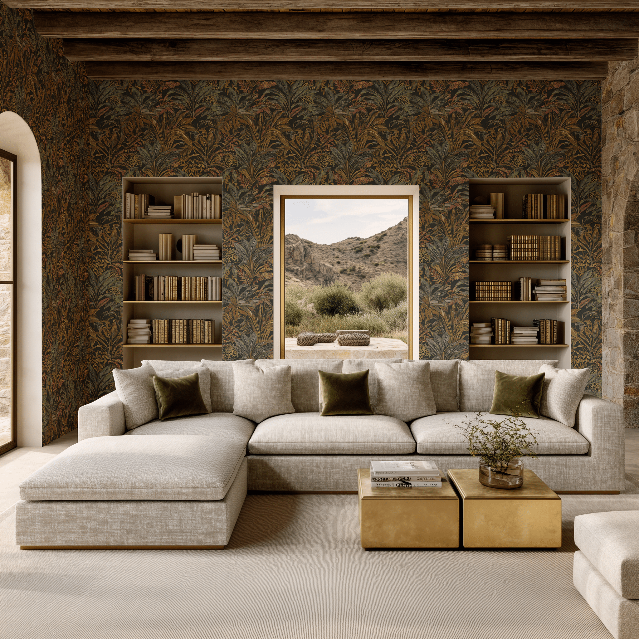 Stockroom Wallpaper - Benton Lane Home - Painted Paper