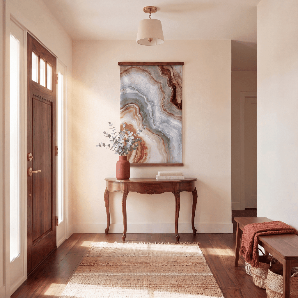Stone Slice - Tapestry - Benton Lane Home - Lemon Park