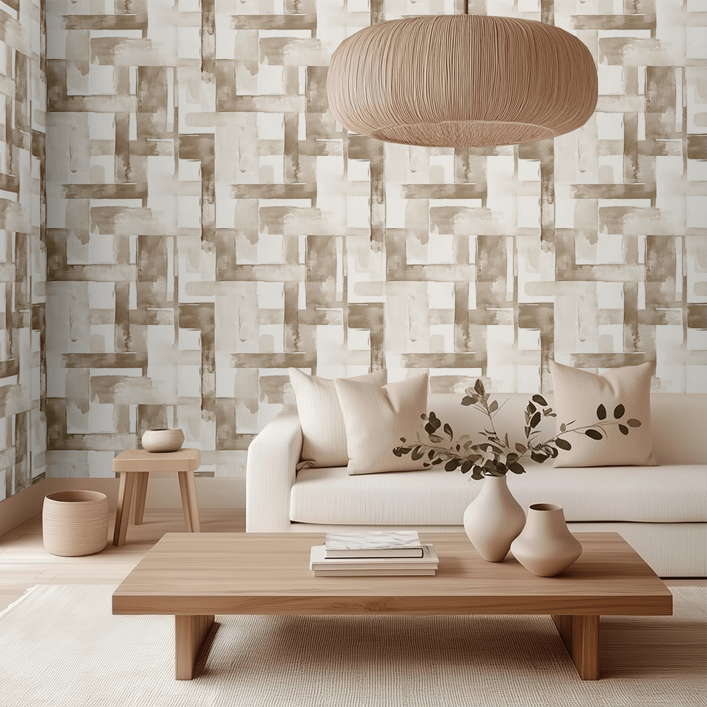 Stonewash Wallpaper - Benton Lane Home - Painted Paper