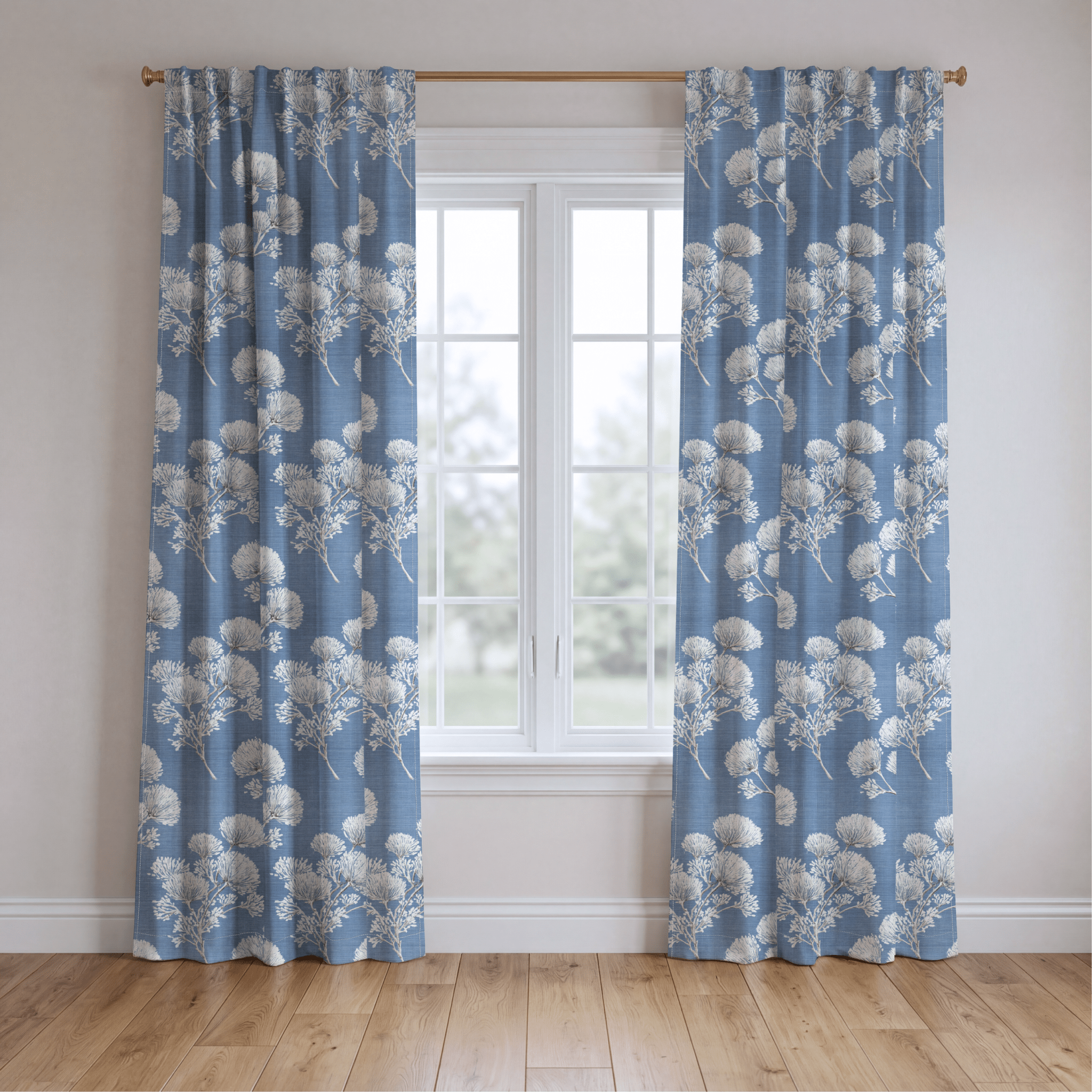 Stormy Silk - Drapery - Lemon Park