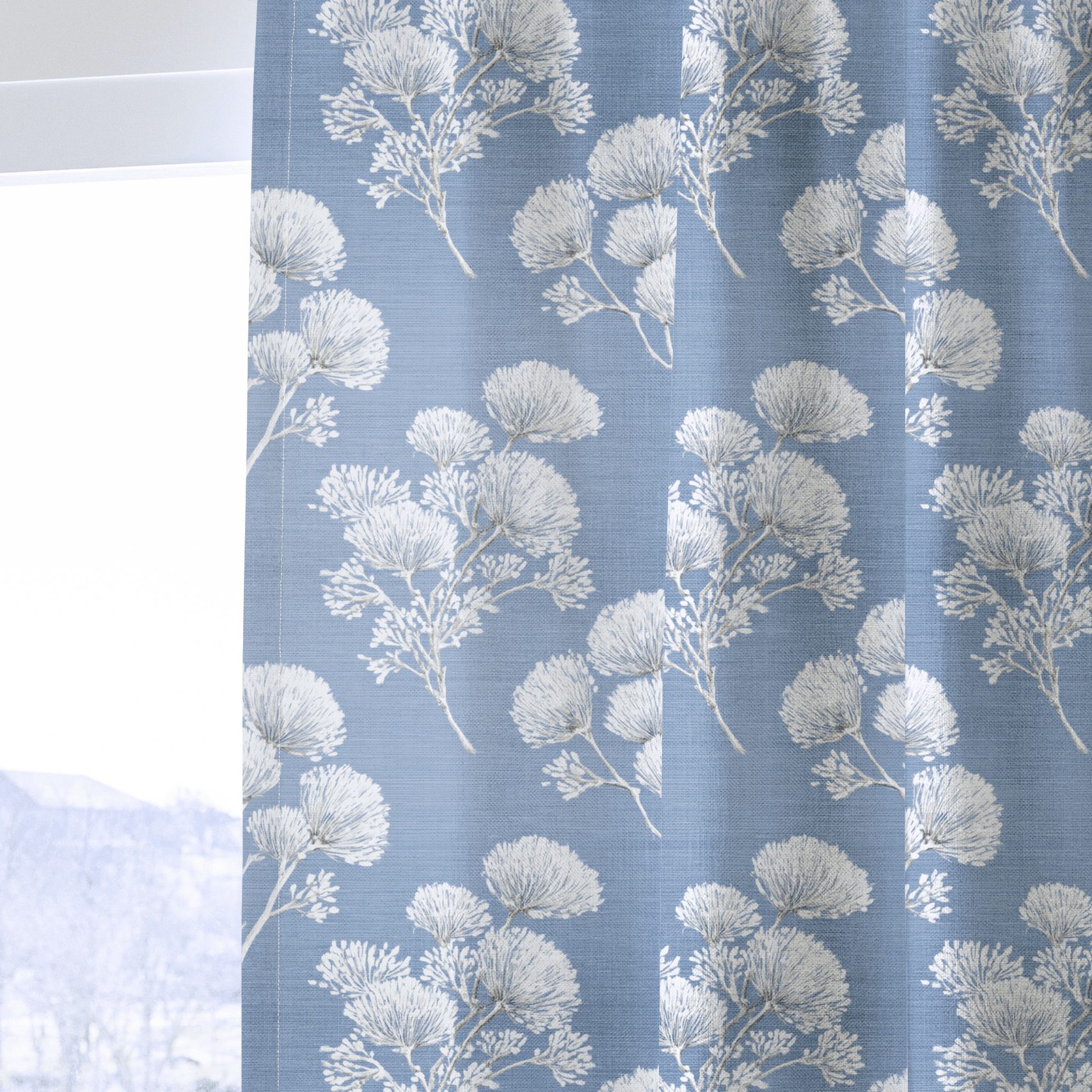 Stormy Silk - Drapery - Benton Lane Home - Lemon Park