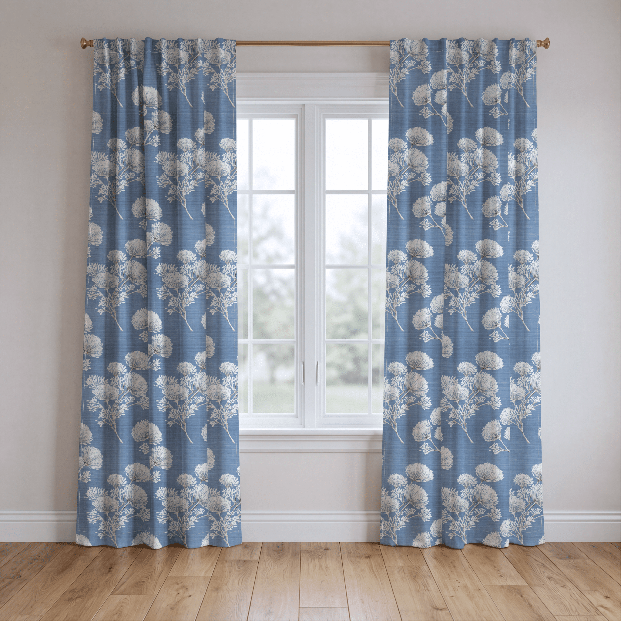 Stormy Silk - Drapery - Benton Lane Home - Lemon Park