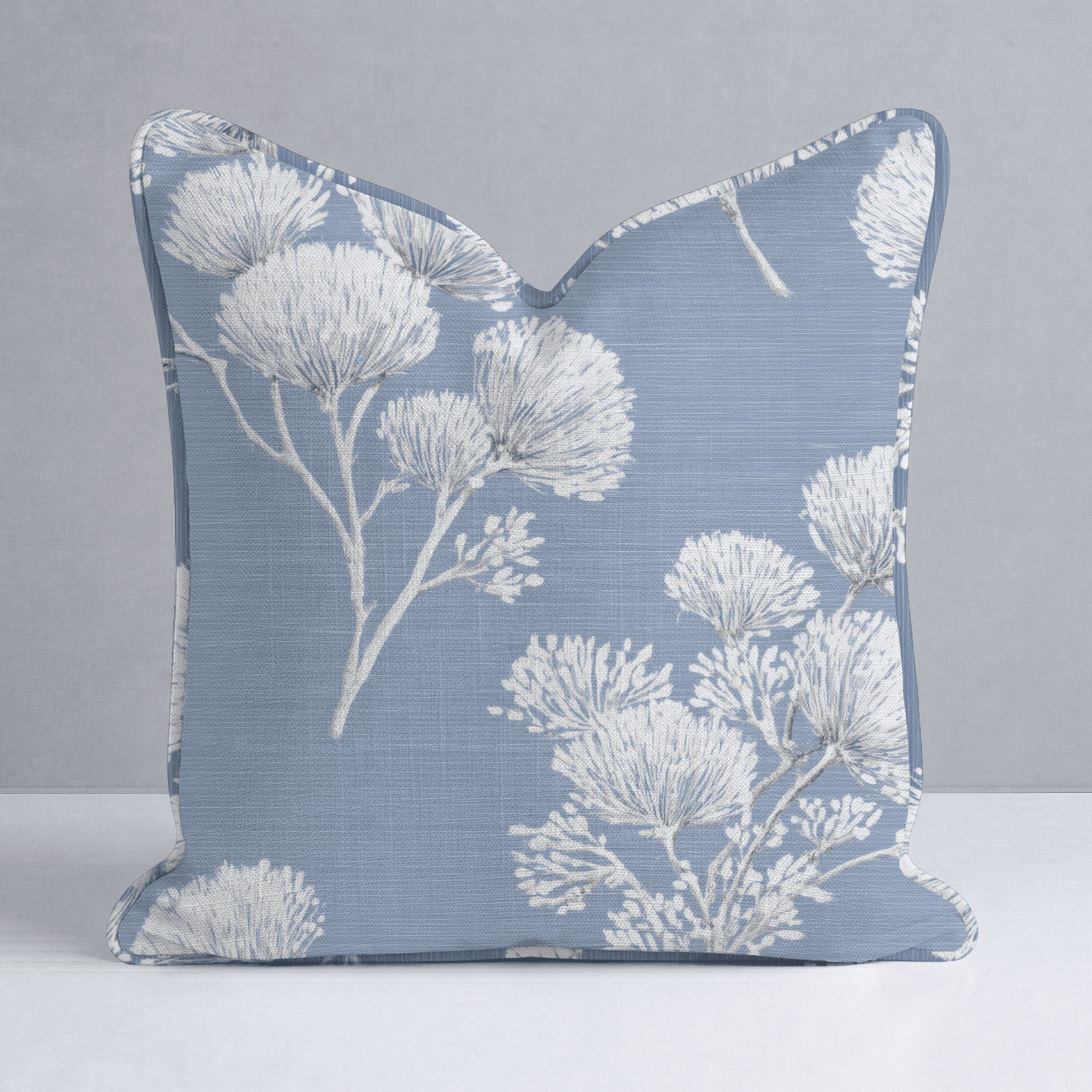 Stormy Silk Throw Pillow - Benton Lane Home - Lemon Park