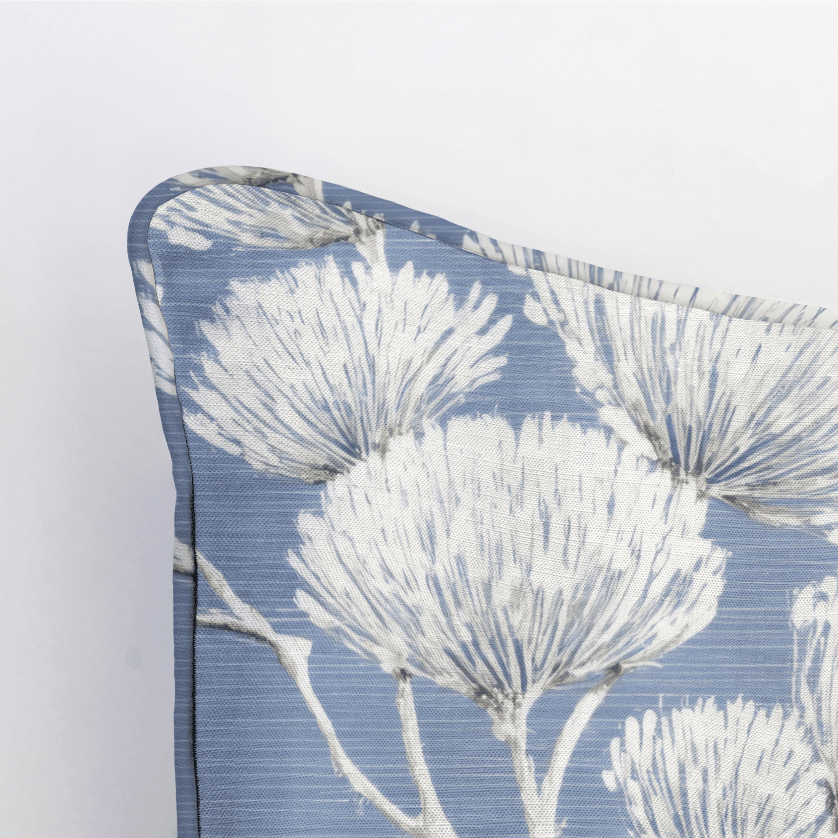 Stormy Silk Throw Pillow - Benton Lane Home - Lemon Park