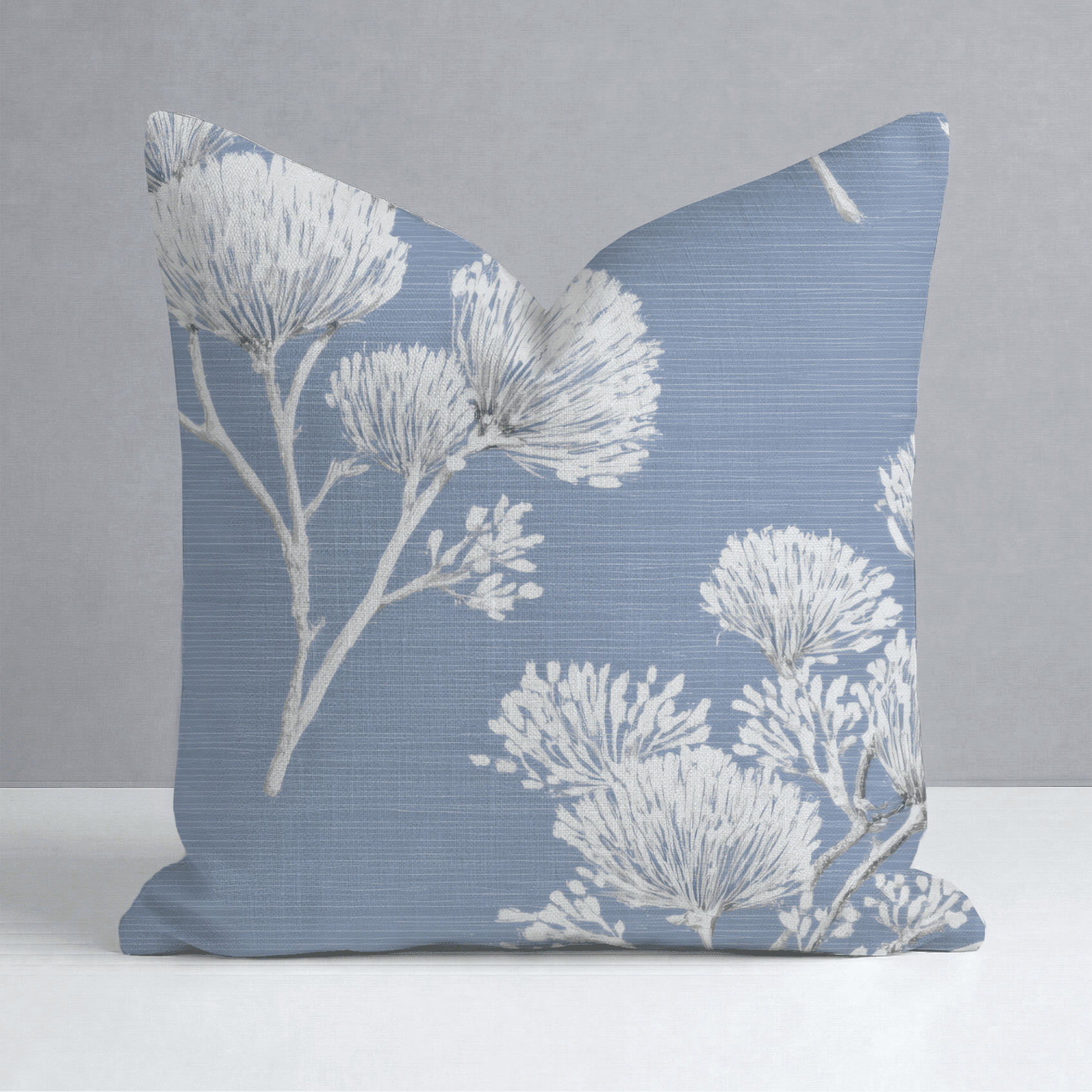 Stormy Silk Throw Pillow - Benton Lane Home - Lemon Park