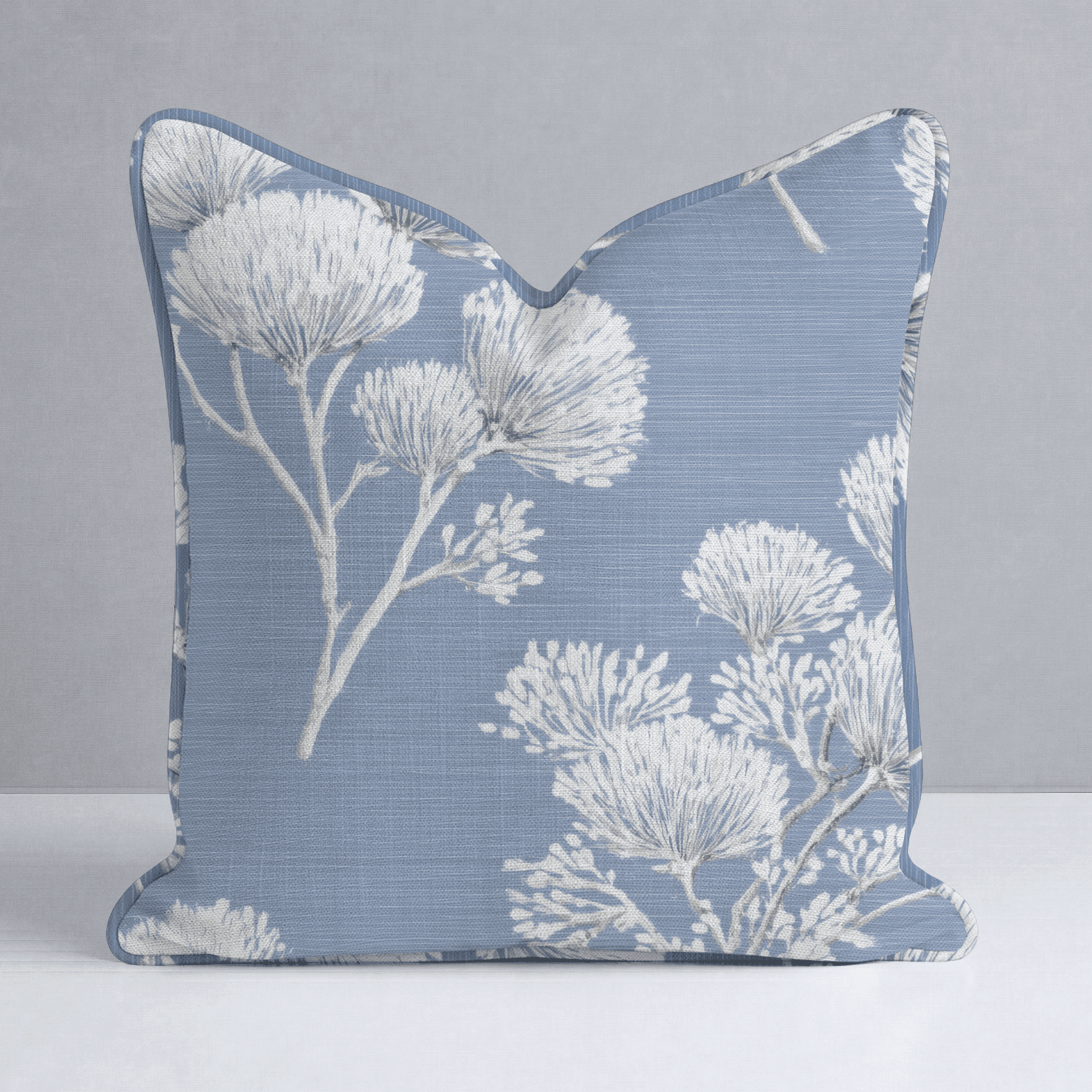 Stormy Silk Throw Pillow - Benton Lane Home - Lemon Park