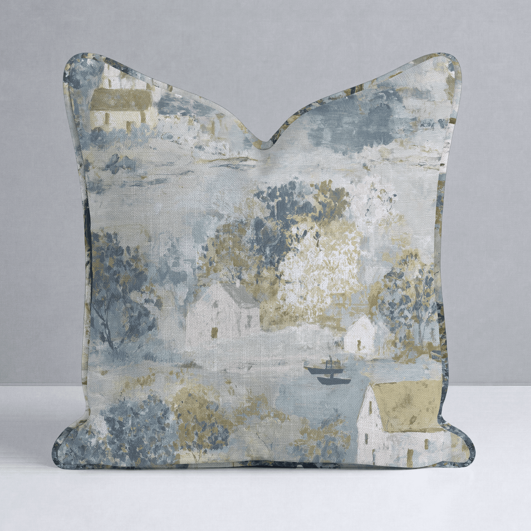 Storybook Green Throw Pillow - Benton Lane Home - Lemon Park