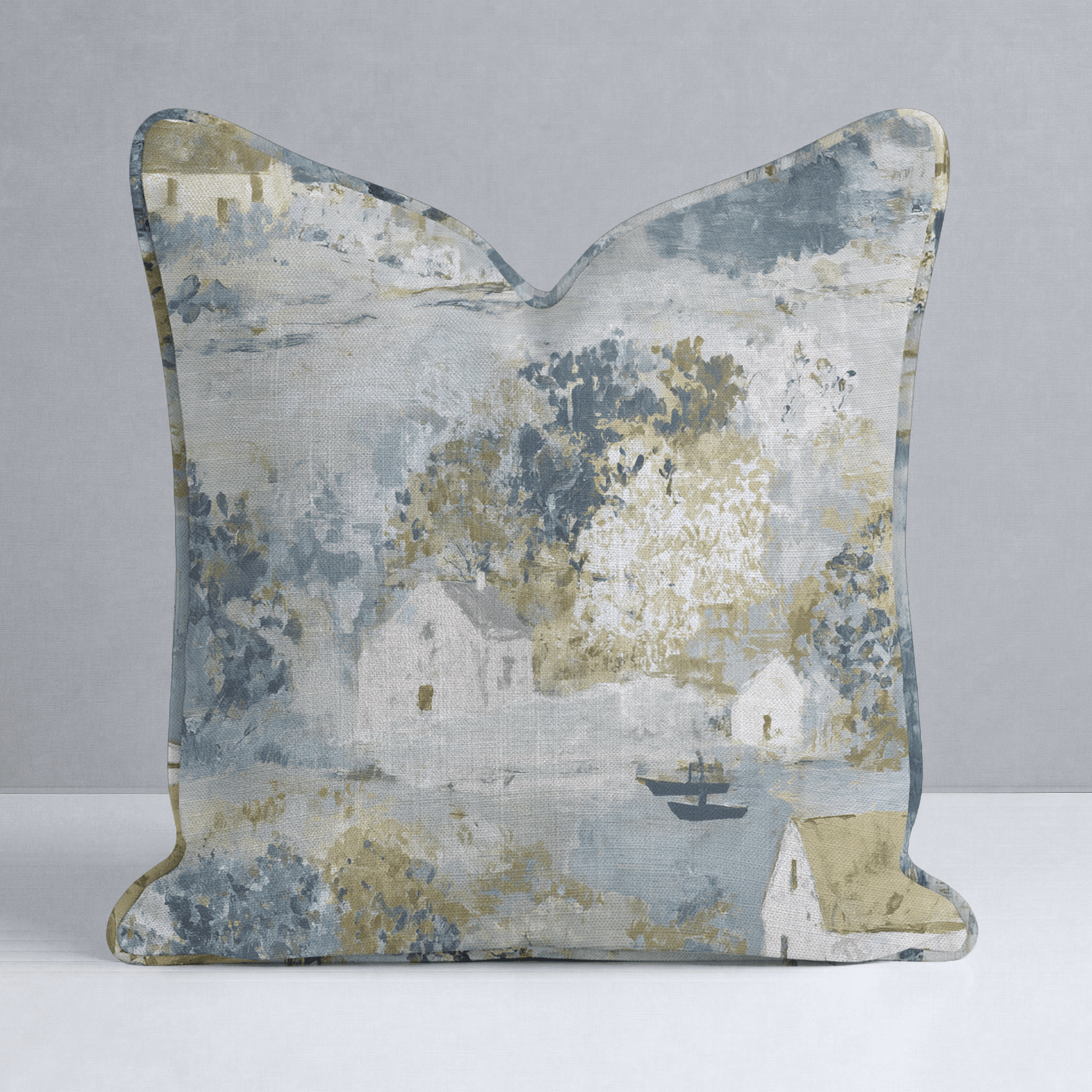 Storybook Green Throw Pillow - Benton Lane Home - Lemon Park