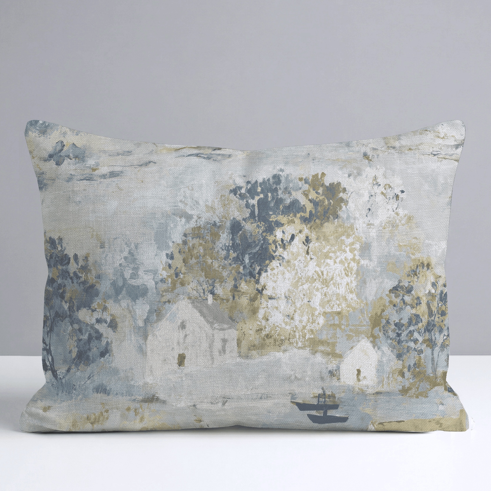 Storybook Green Throw Pillow - Benton Lane Home - Lemon Park
