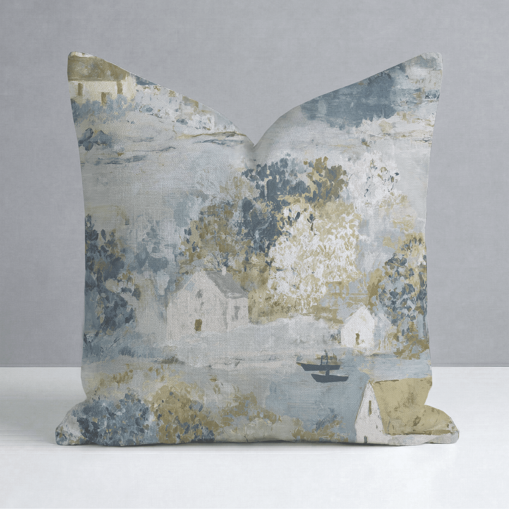 Storybook Green Throw Pillow - Benton Lane Home - Lemon Park