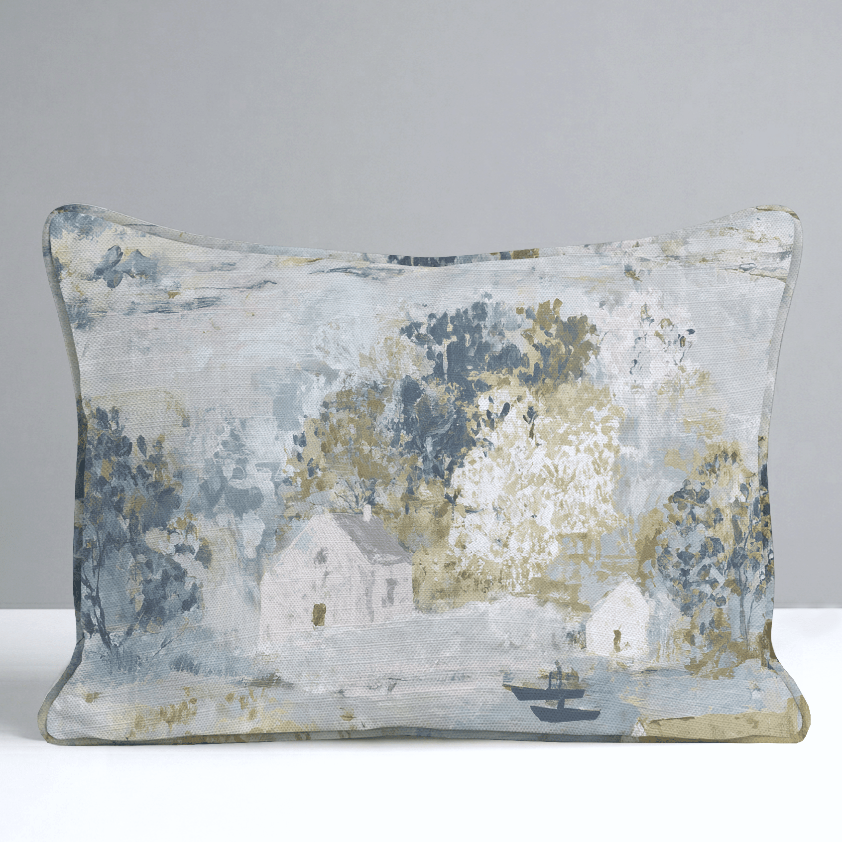 Storybook Green Throw Pillow - Benton Lane Home - Lemon Park