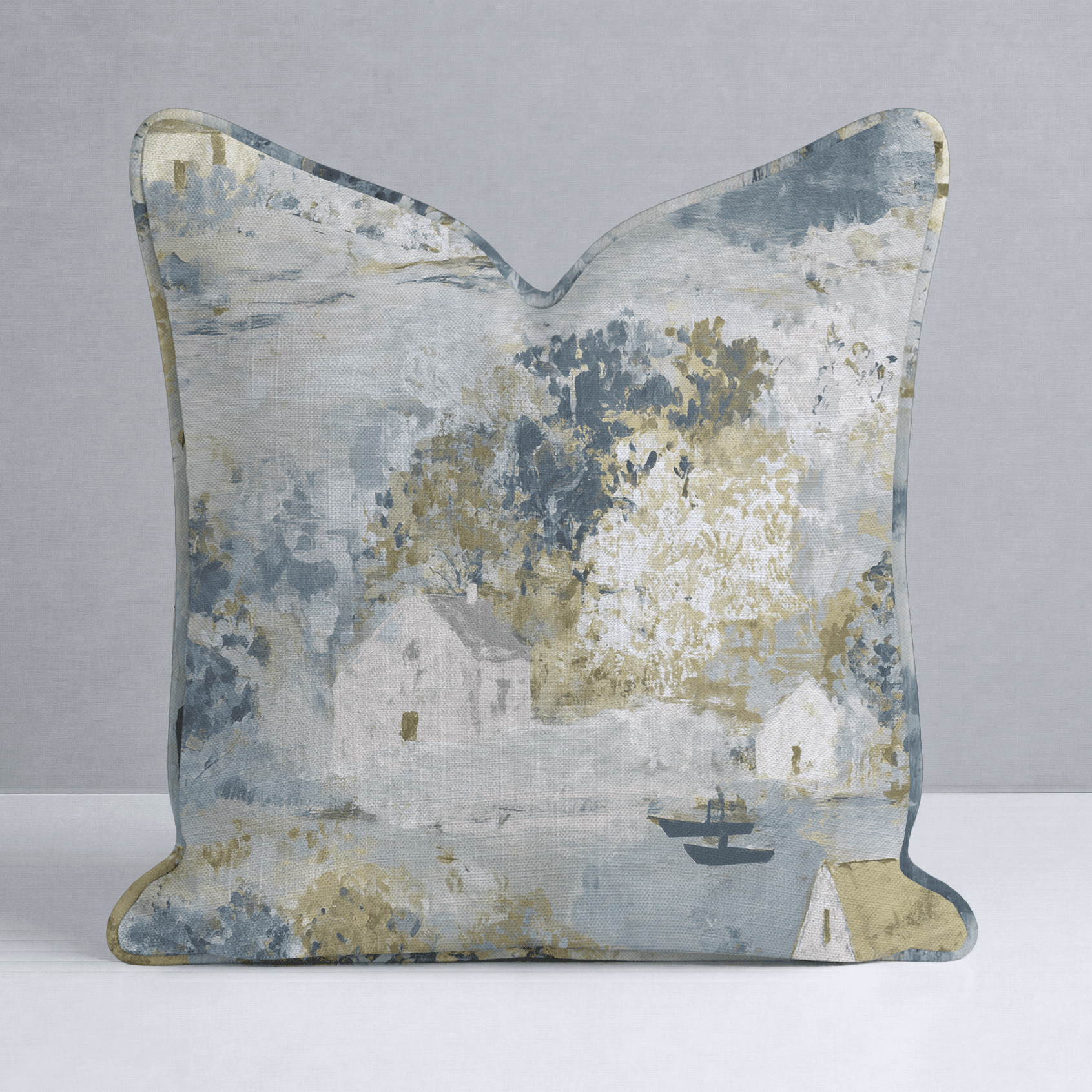 Storybook Green Throw Pillow - Benton Lane Home - Lemon Park