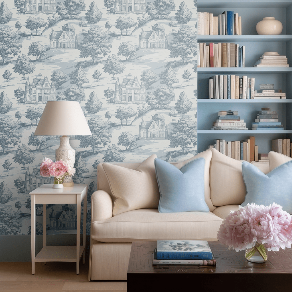 Storybook Hill Wallpaper - Benton Lane Home - Painted Paper