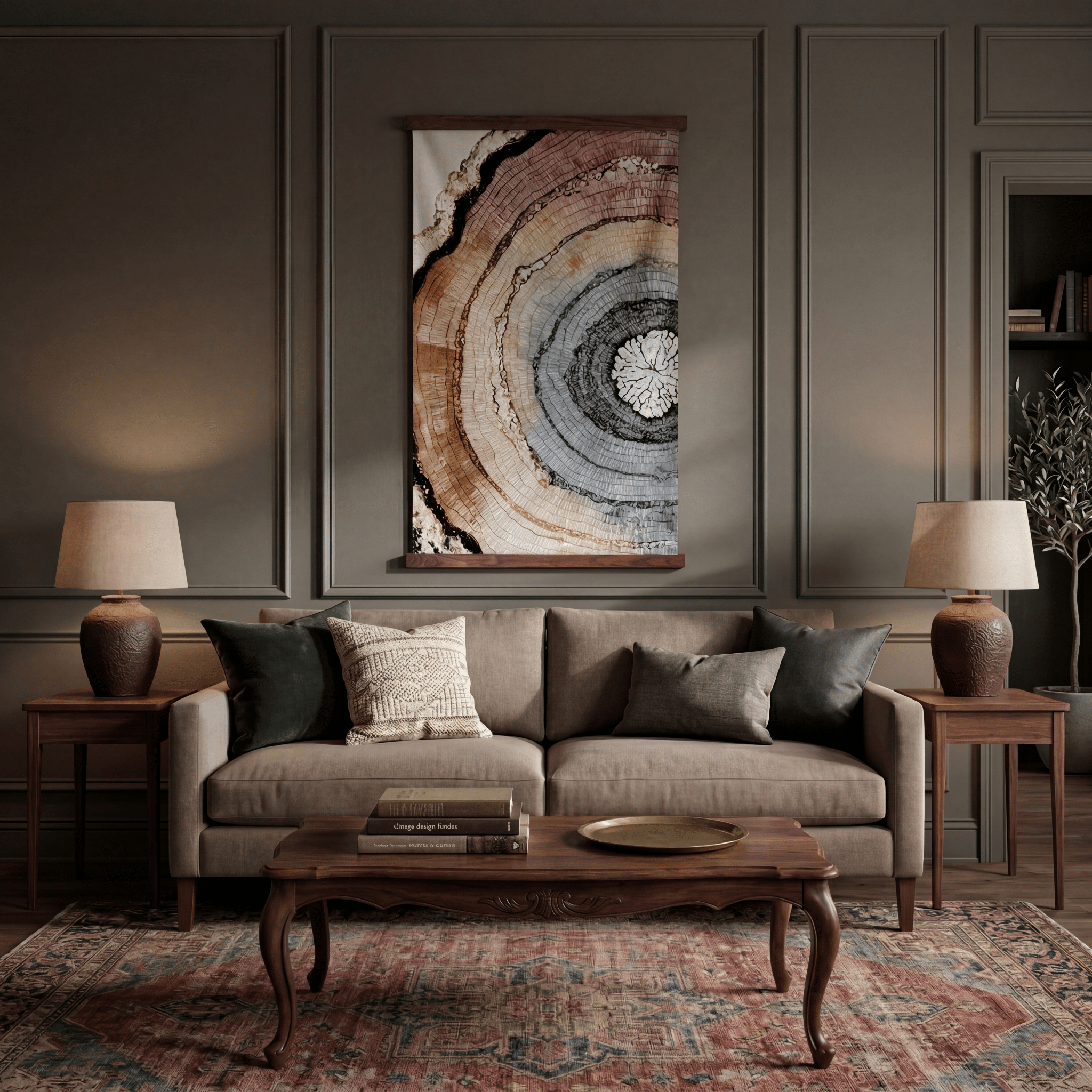 Strata Form - Tapestry - Benton Lane Home - Painted Paper