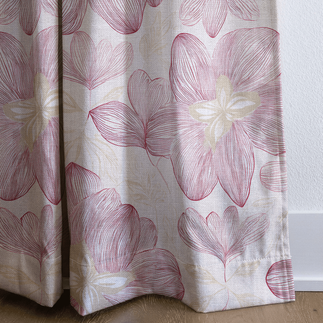 Strawberry Candy - Drapery - Benton Lane Home - Lemon Park
